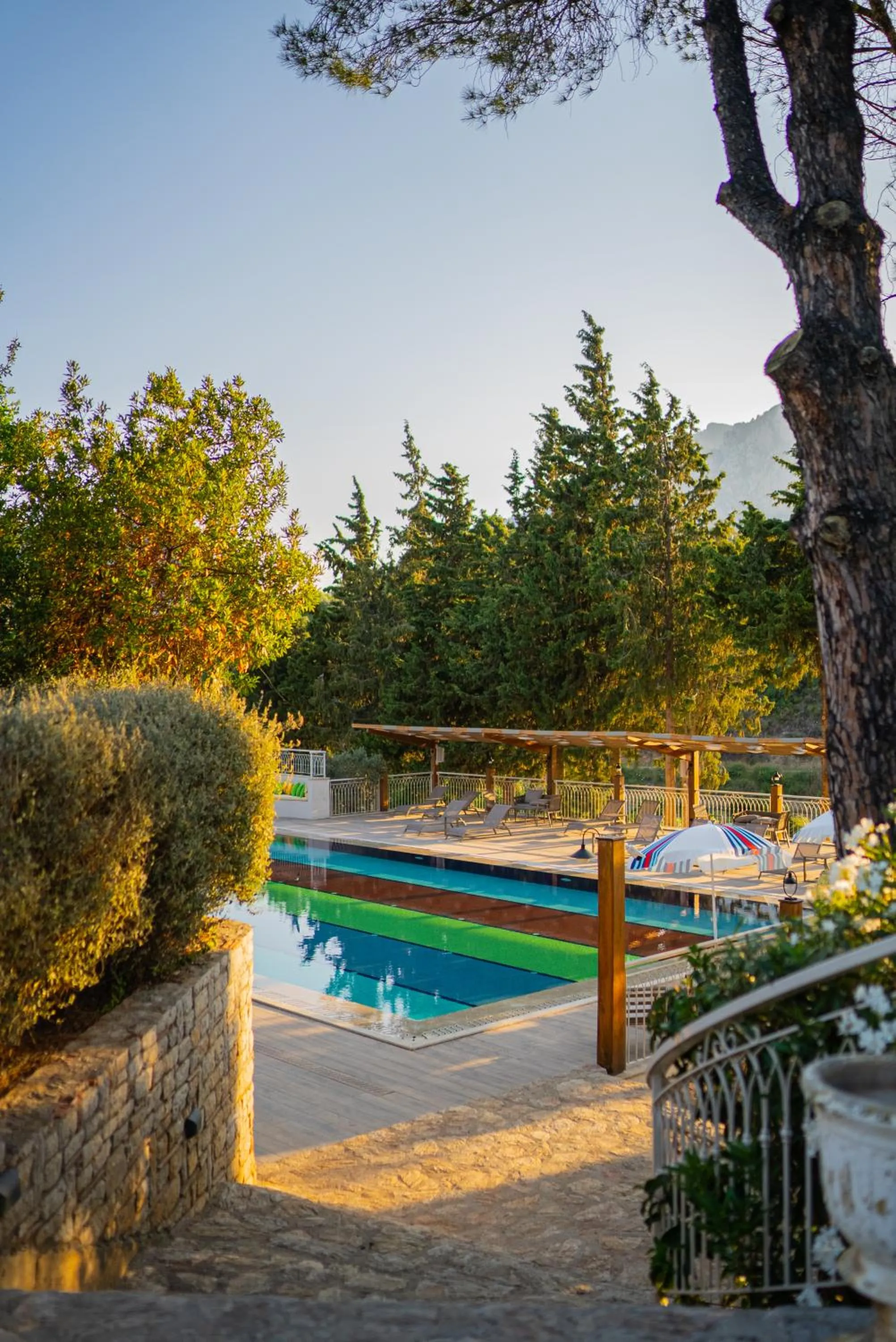 Swimming pool in Kairos Valley Wellness & Longevity