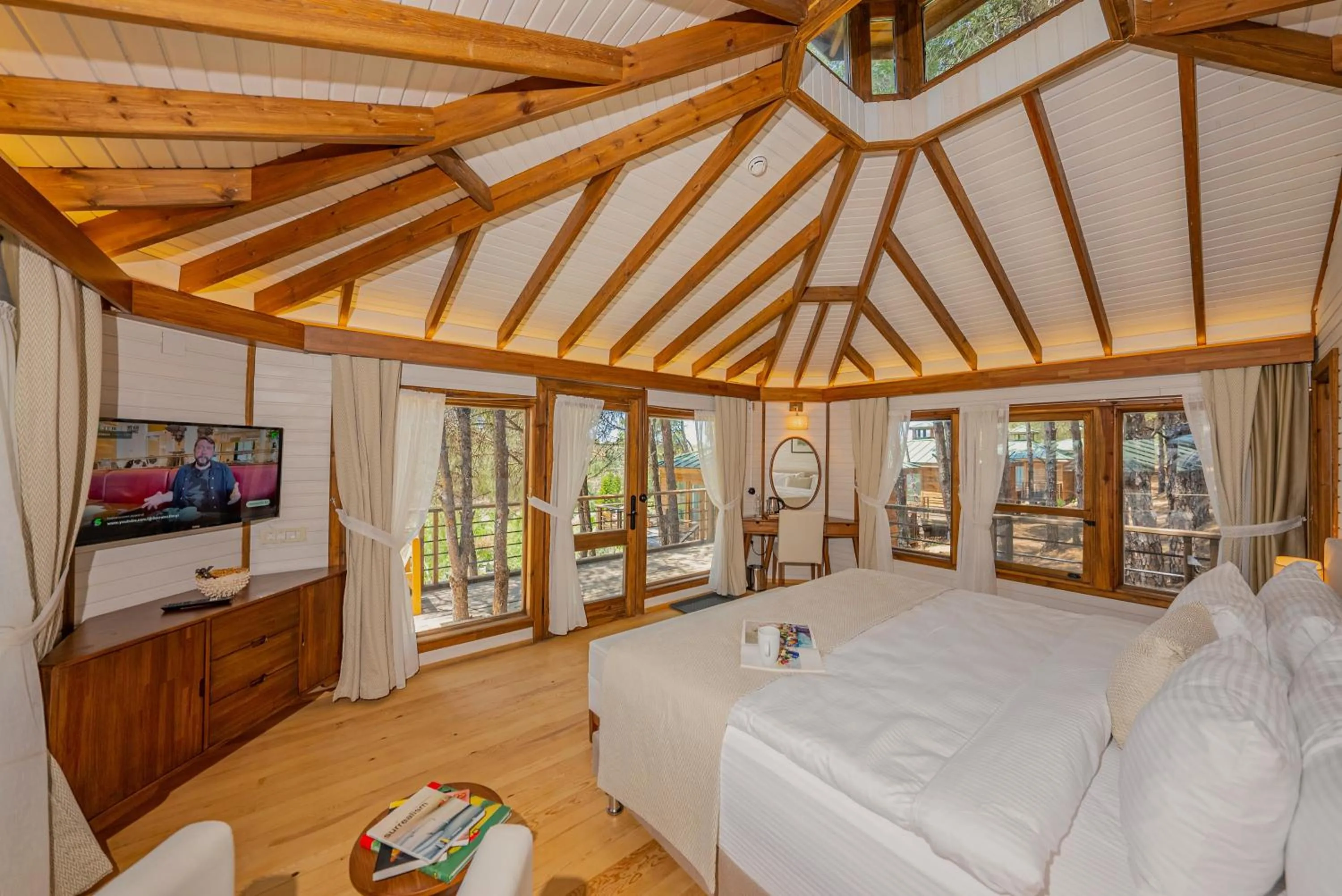 Bed in Kairos Valley Wellness & Longevity