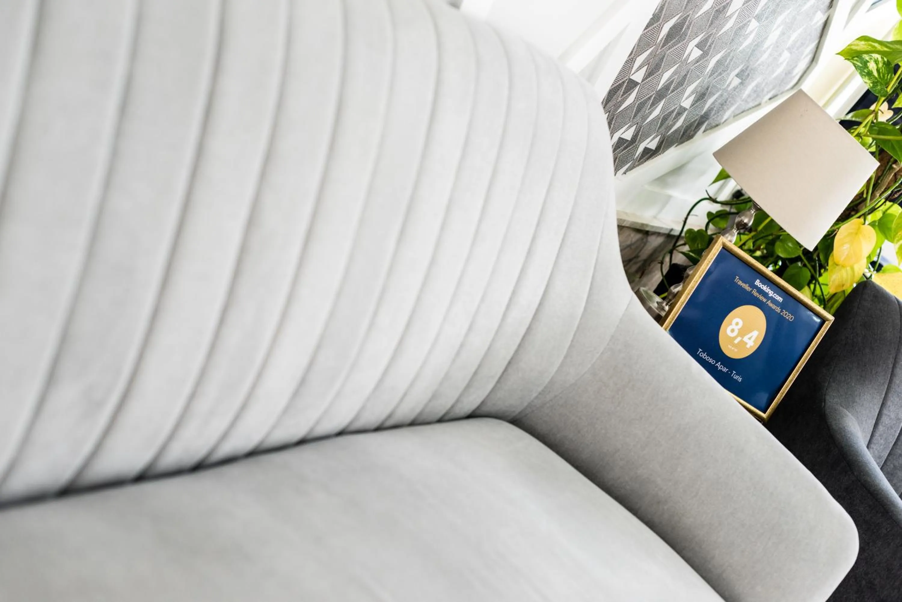 Lobby or reception in Toboso Apar - Turis