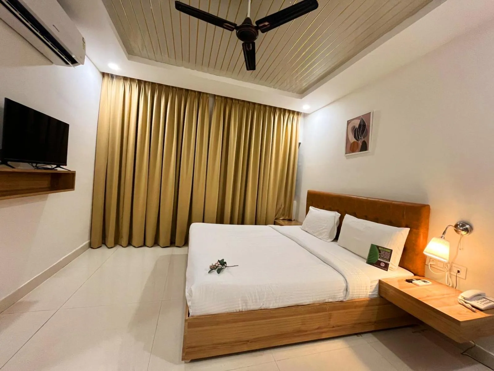 Bed in Hotel Hibiscus Tree- Bachupally