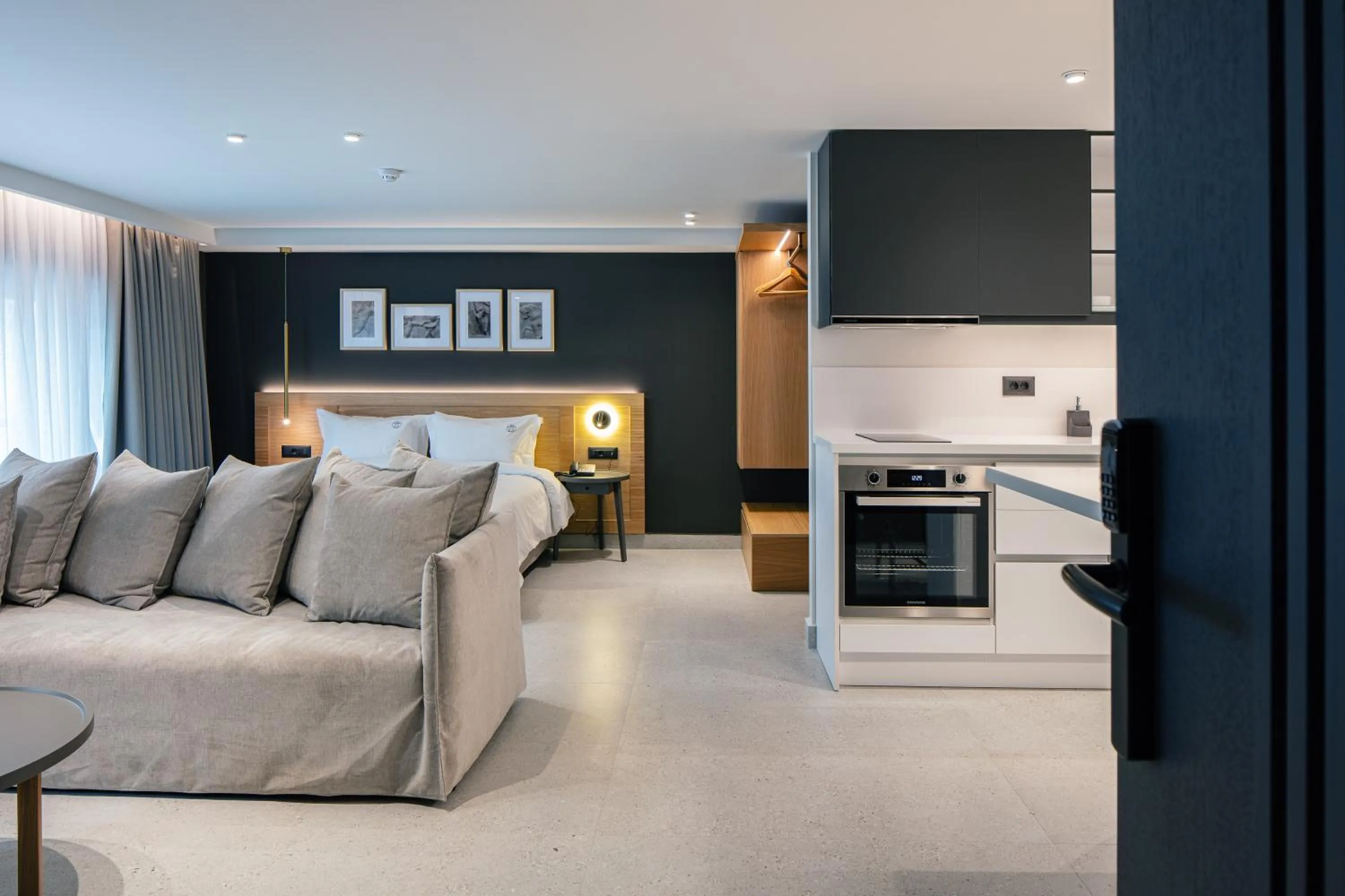 Kitchen or kitchenette in Porta Suites