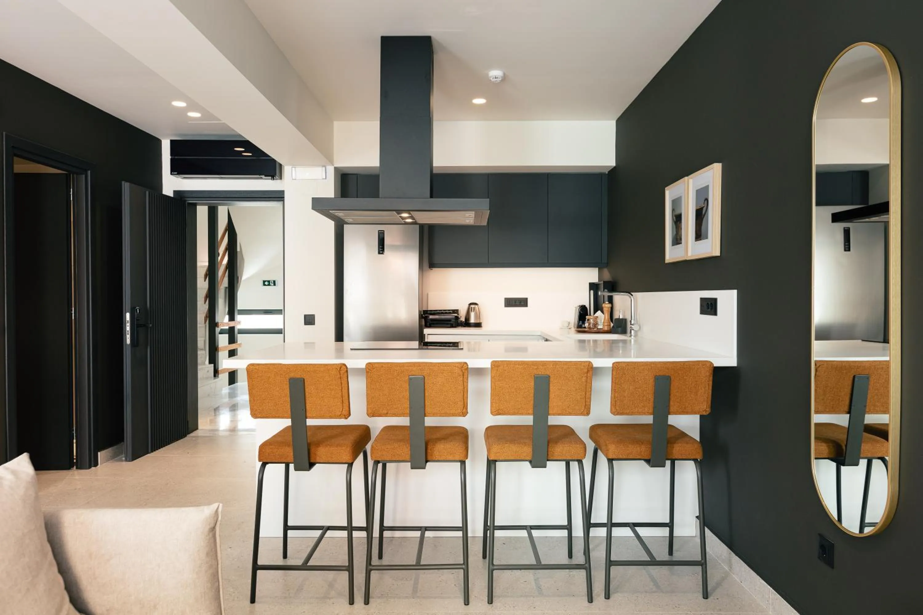 Kitchen or kitchenette in Porta Suites