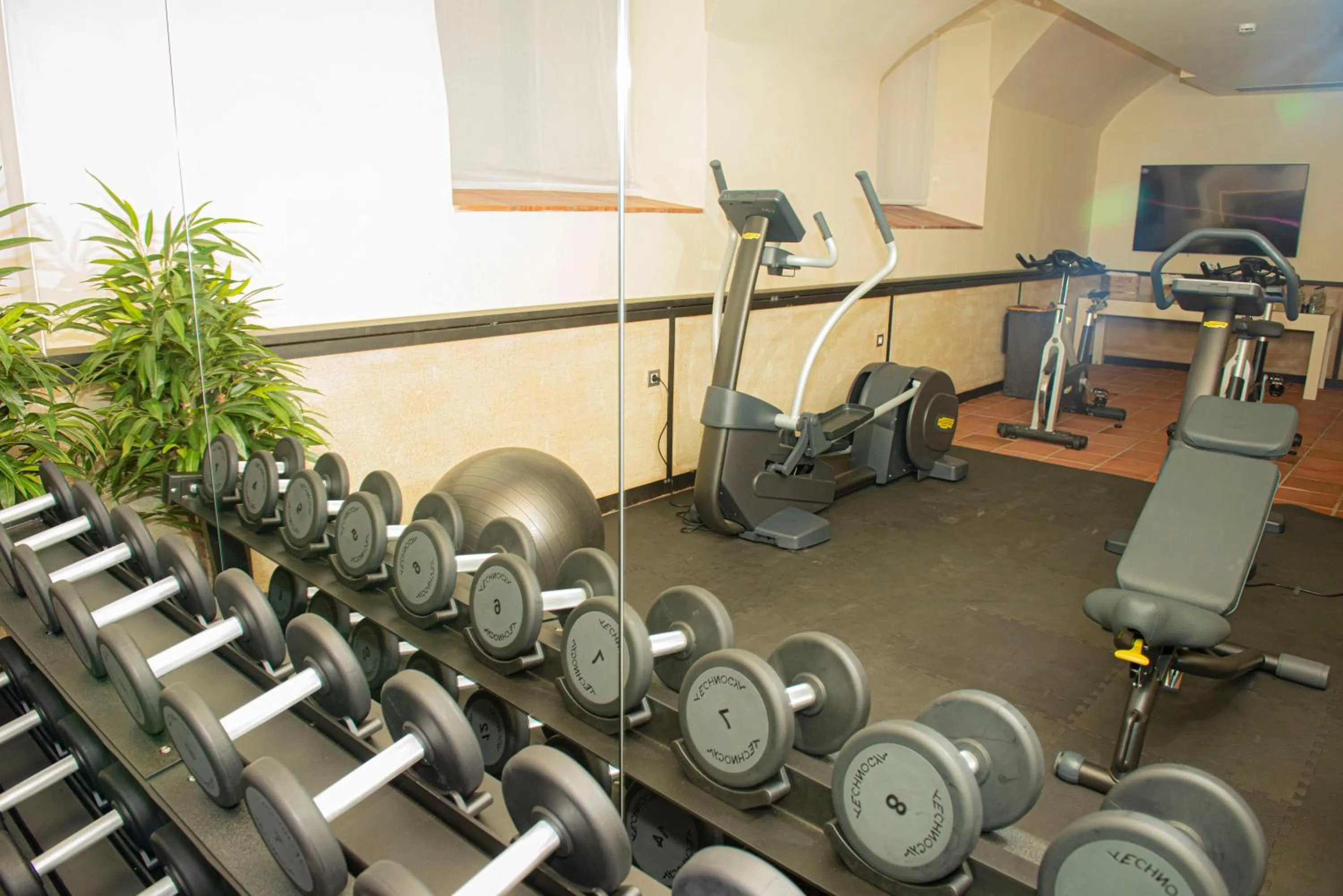 Fitness centre/facilities in Hotel Convent de Begur