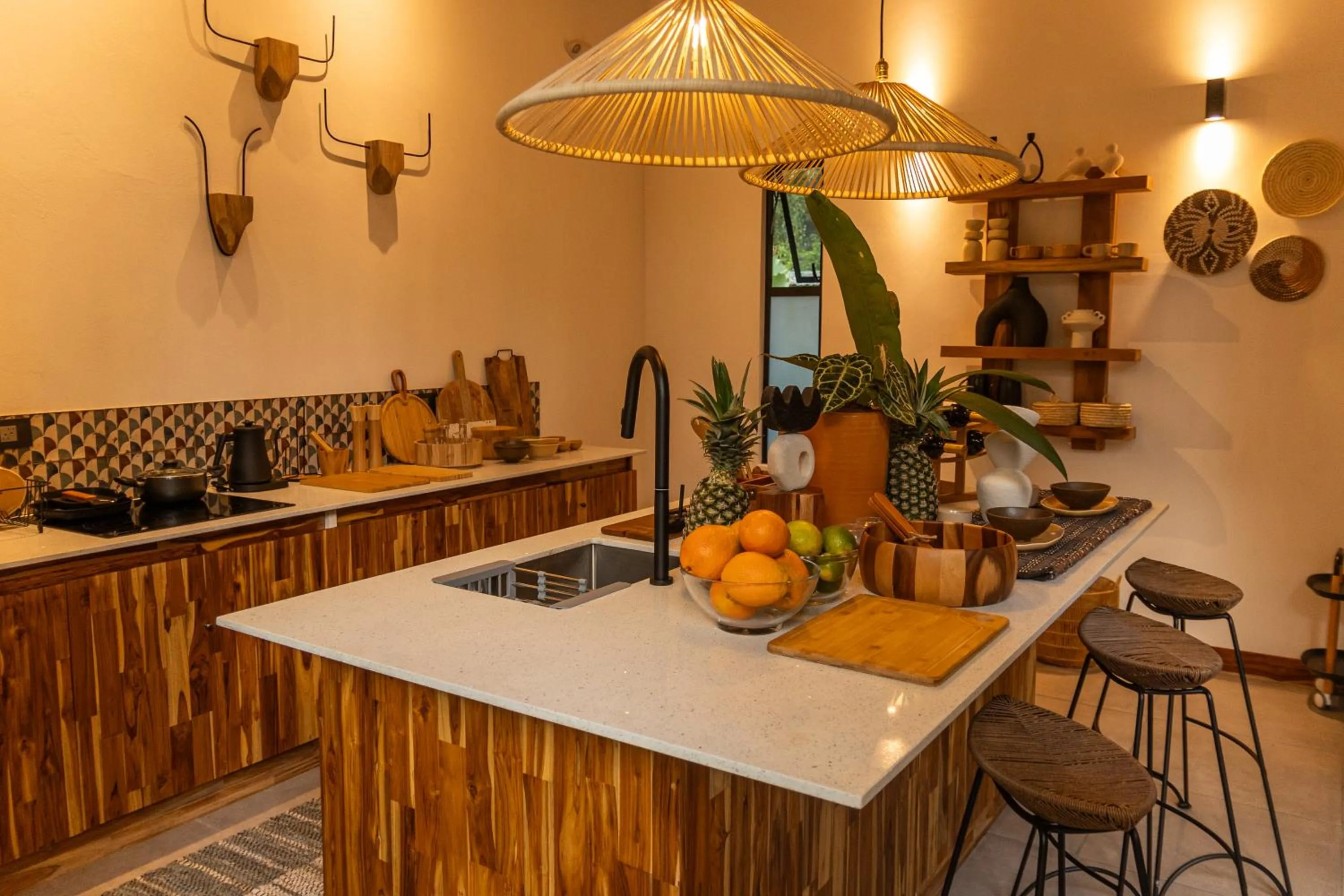 kitchen in Exōtico Beach Hotel