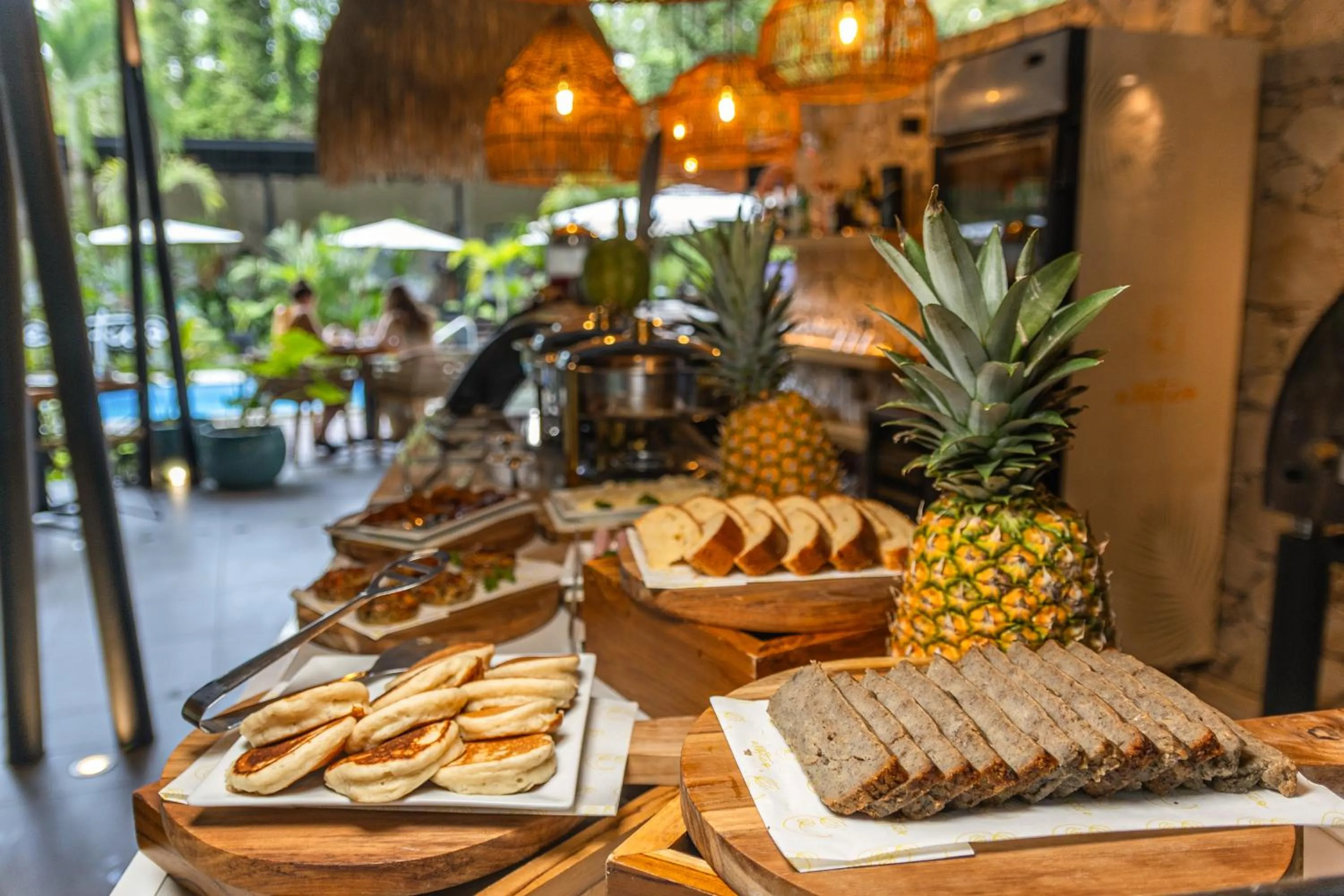 Breakfast in Exōtico Beach Hotel