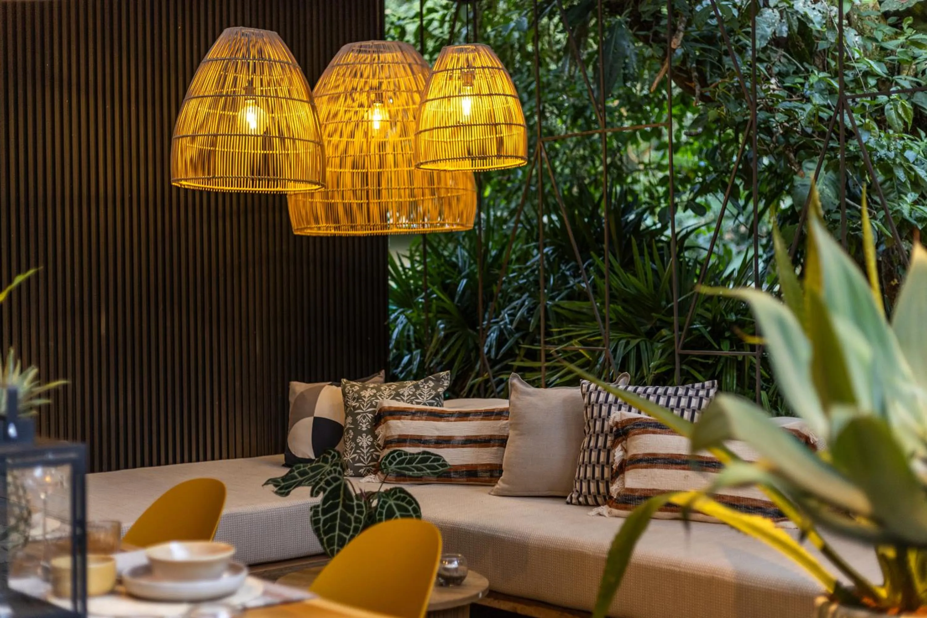 Living room in Exōtico Beach Hotel