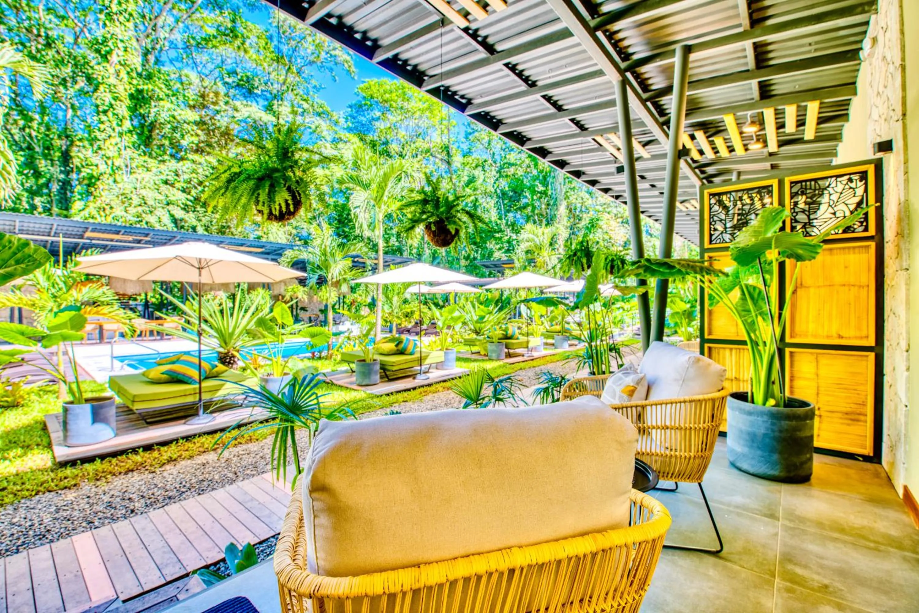 Garden in Exōtico Beach Hotel