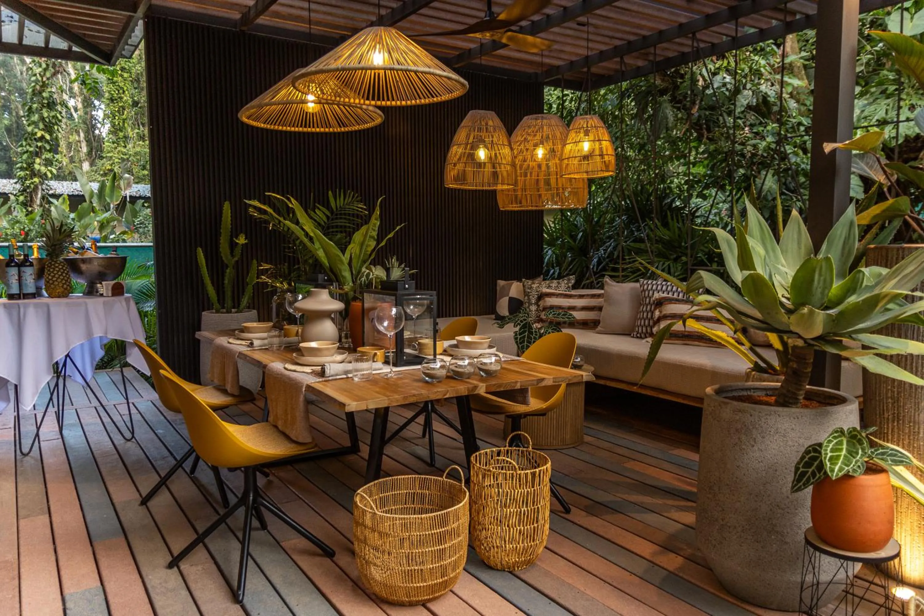 Living room in Exōtico Beach Hotel