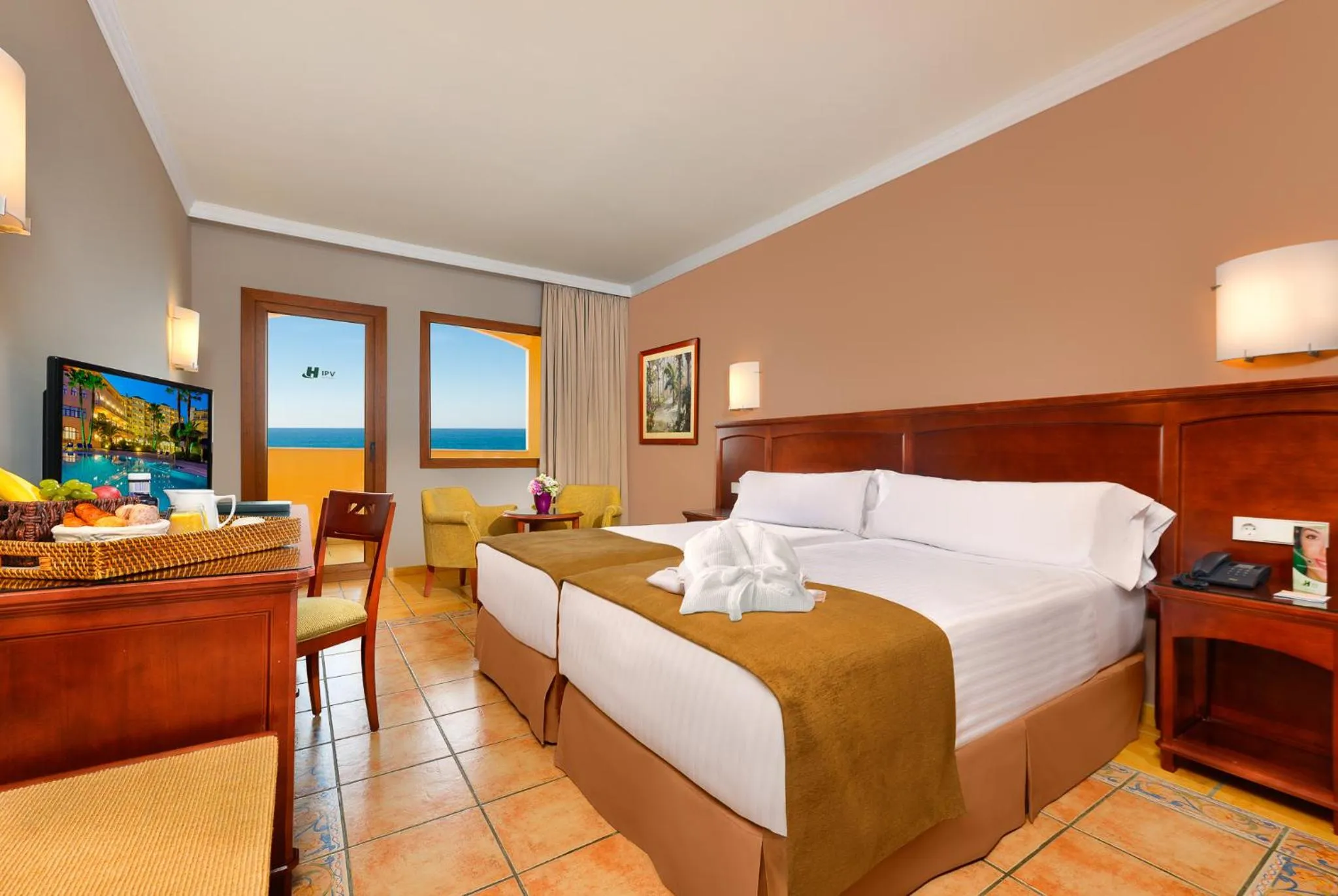 Bedroom, Bed in Hotel IPV Palace & Spa - Adults Recommended