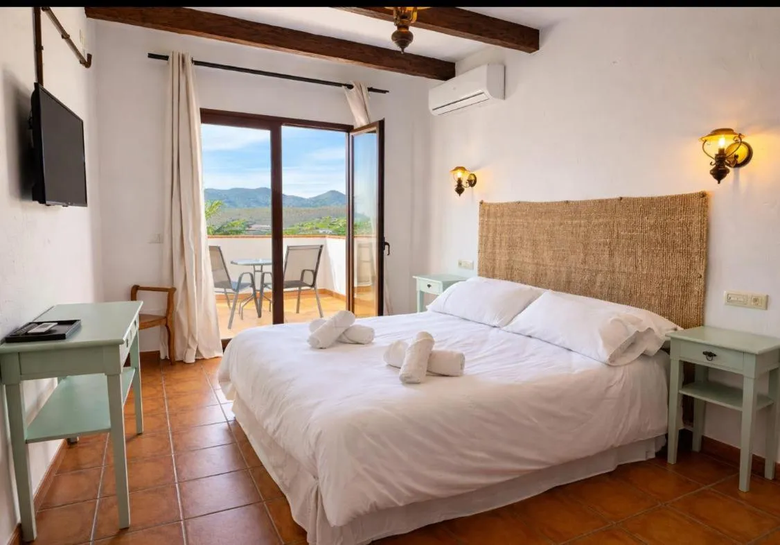 Bed in Hotel Rural Almazara