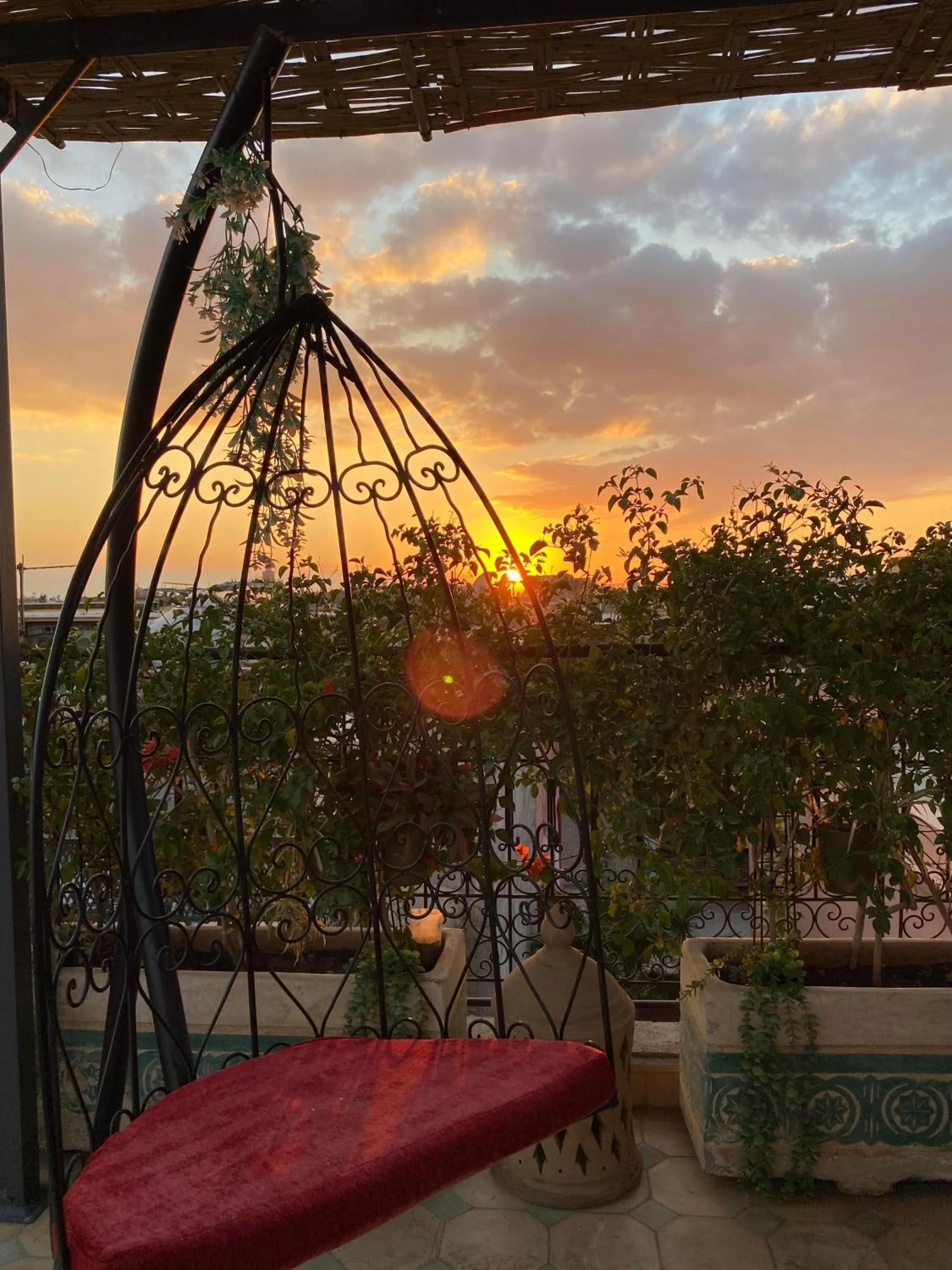 City view in Riad privatisé Magnolia