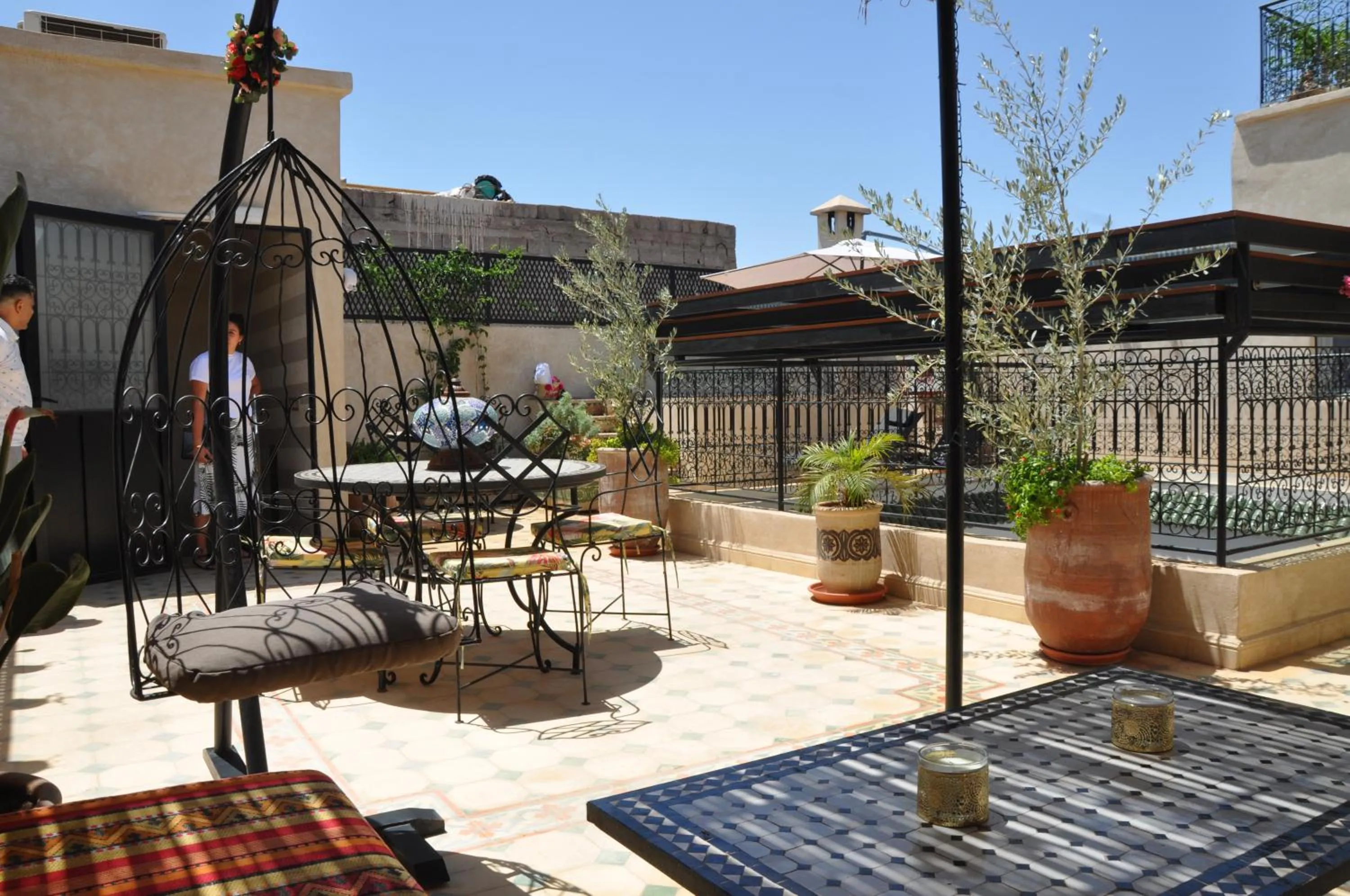 Patio in Riad privatisé Magnolia