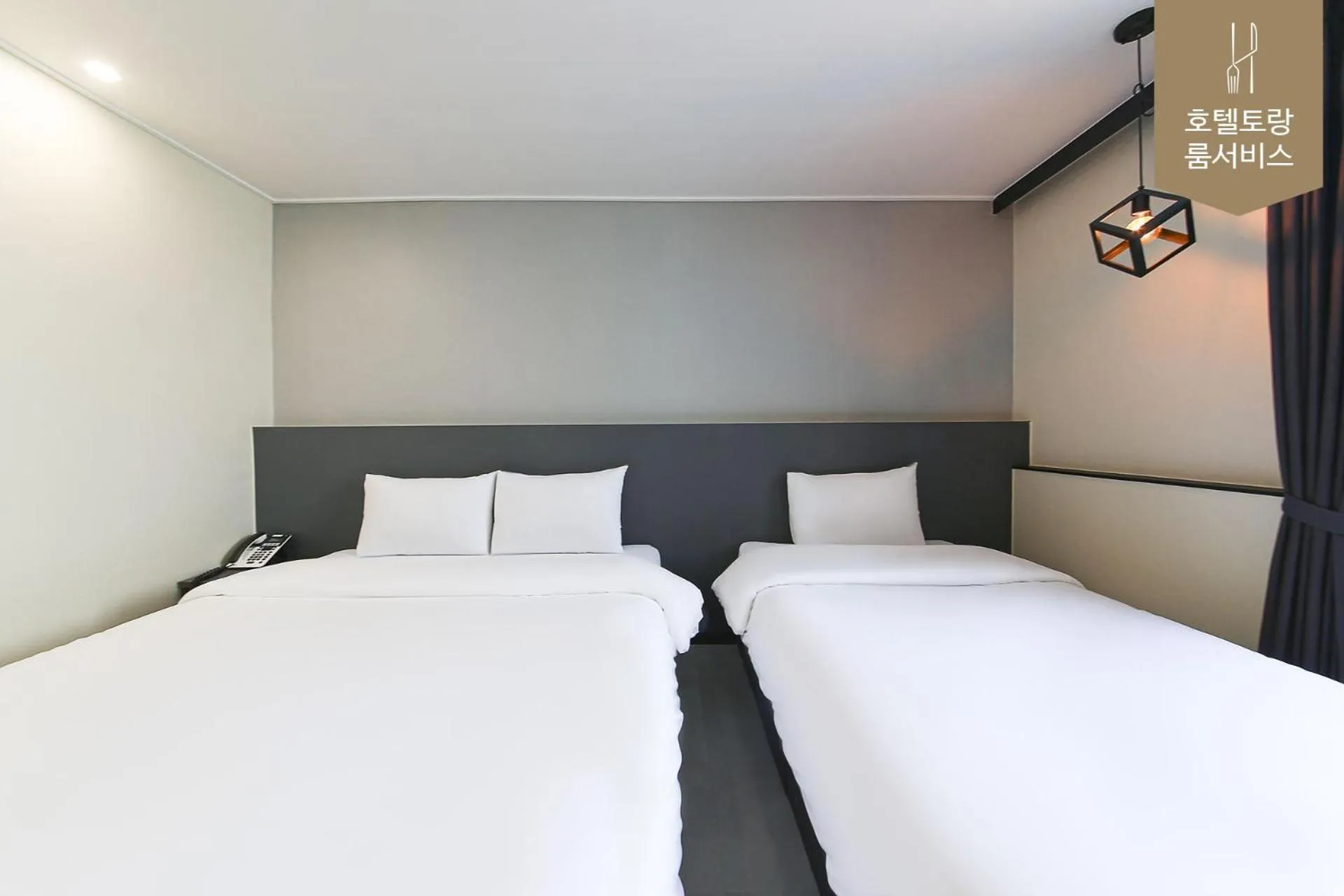 Bed in Hotel Torang Jeonju