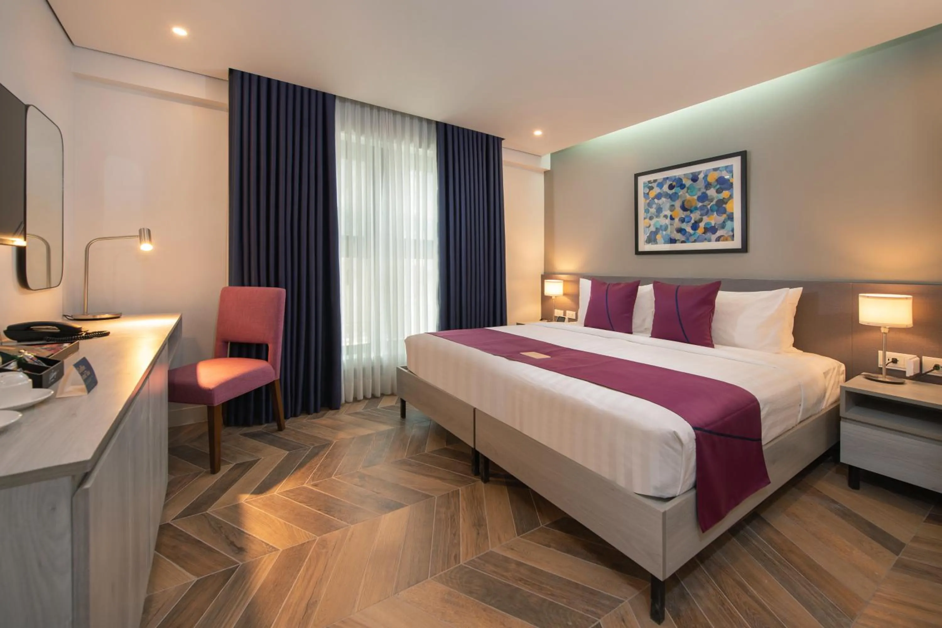 Bedroom, Bed in The Belamy House Managed by HII