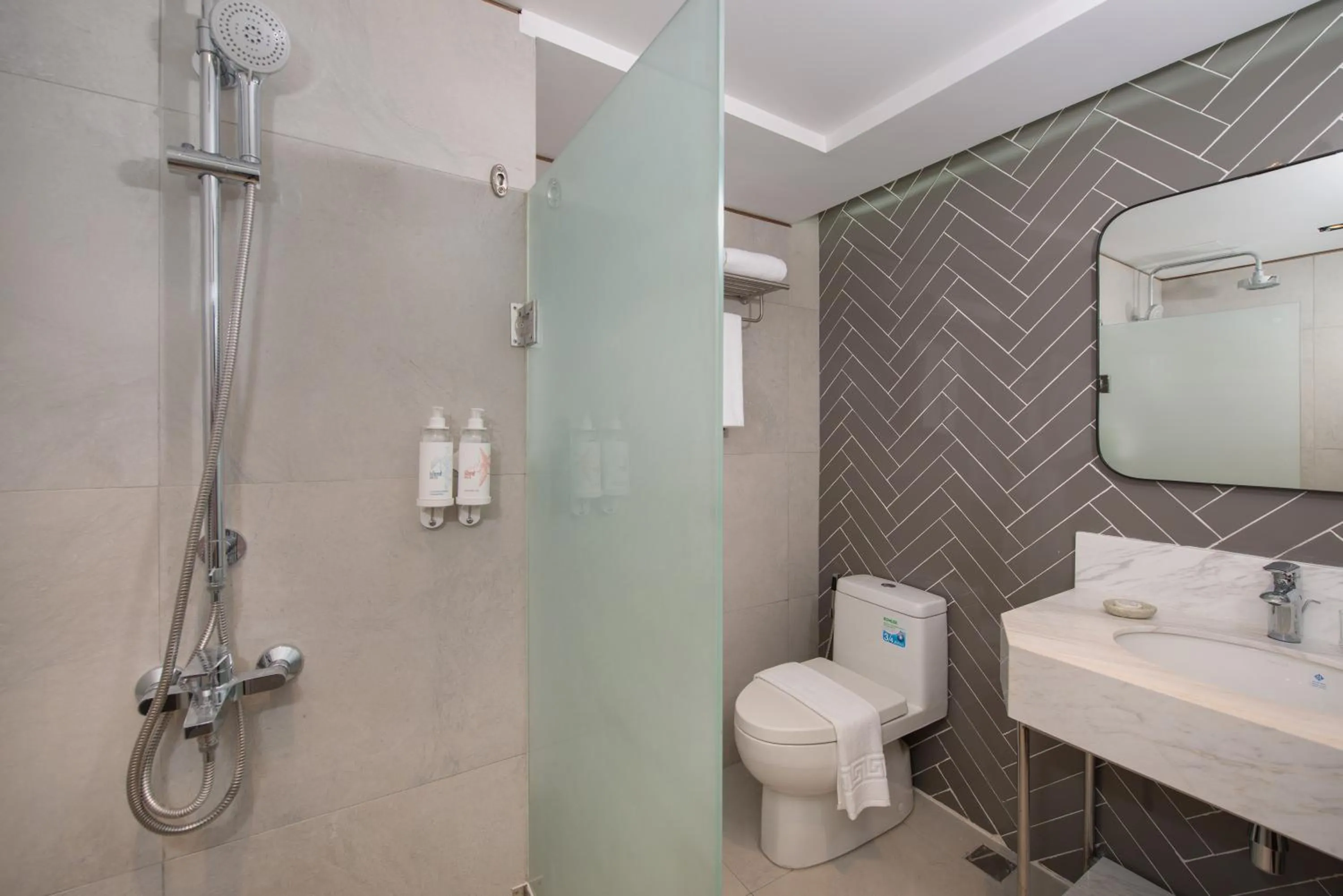 Bathroom in The Belamy House Managed by HII