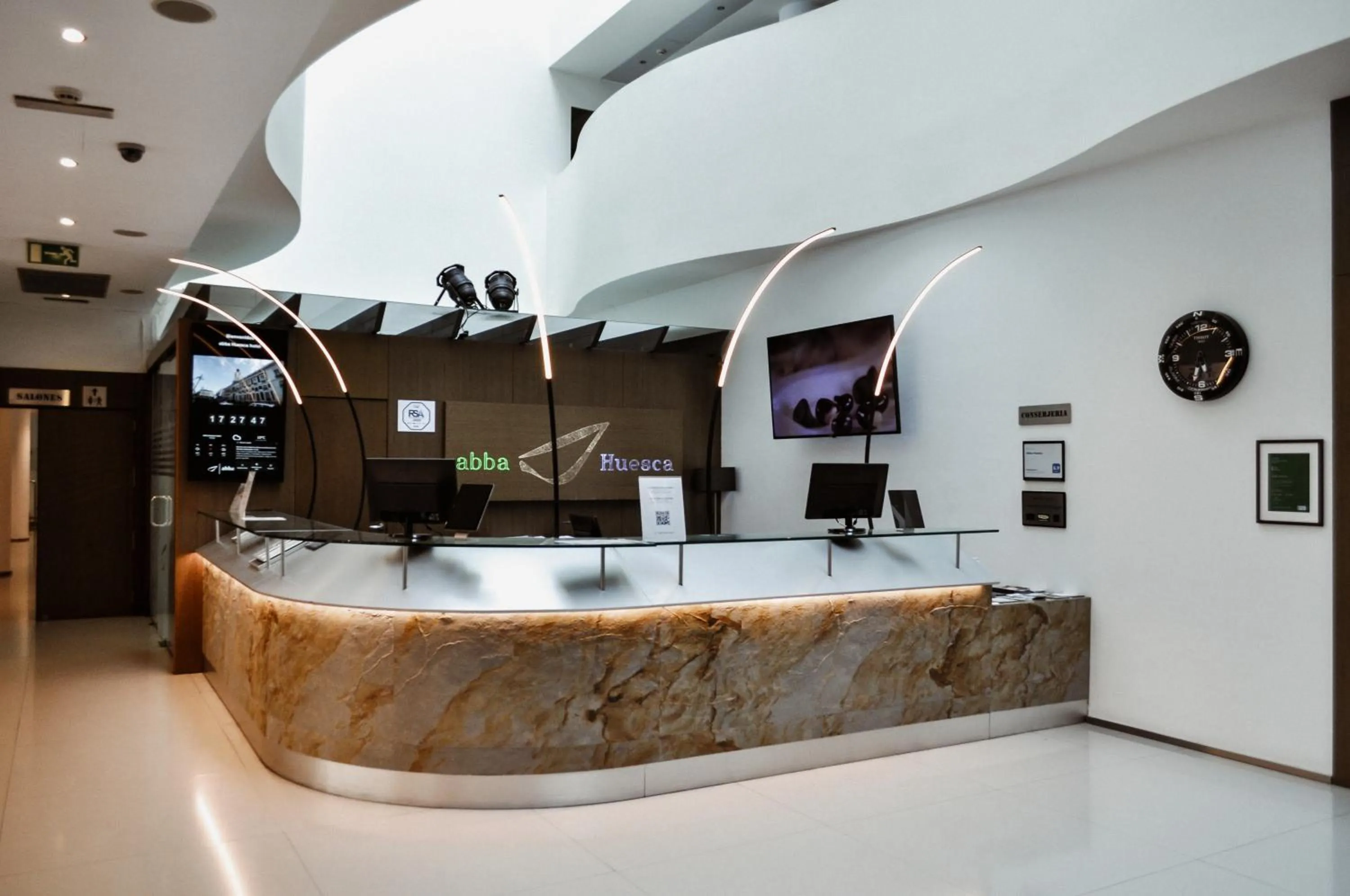Lobby or reception in Abba Huesca
