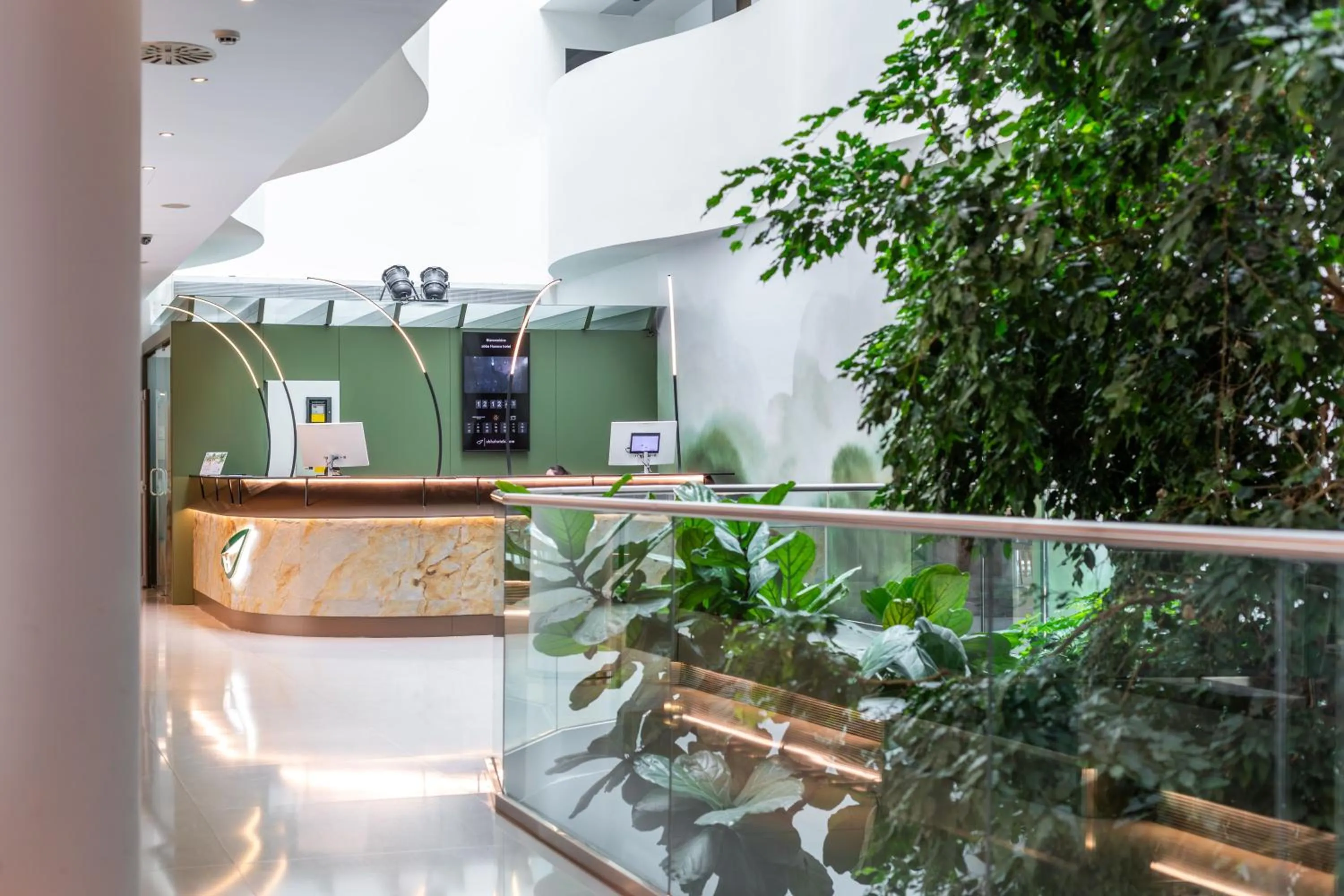 Lobby or reception in Abba Huesca