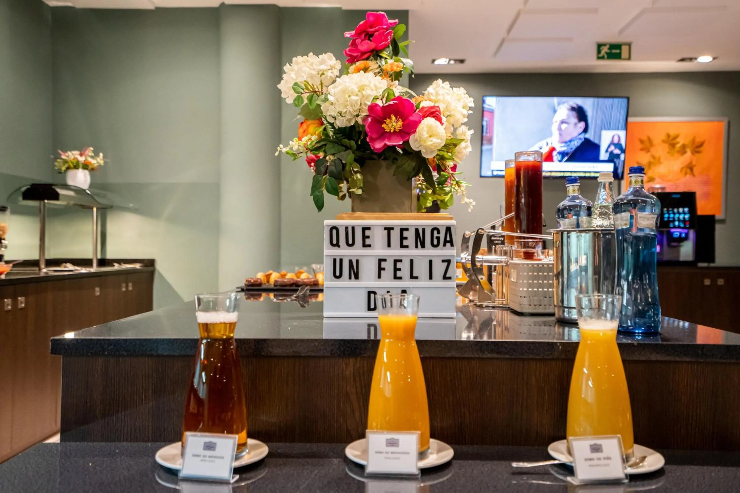 Buffet breakfast in Abba Huesca