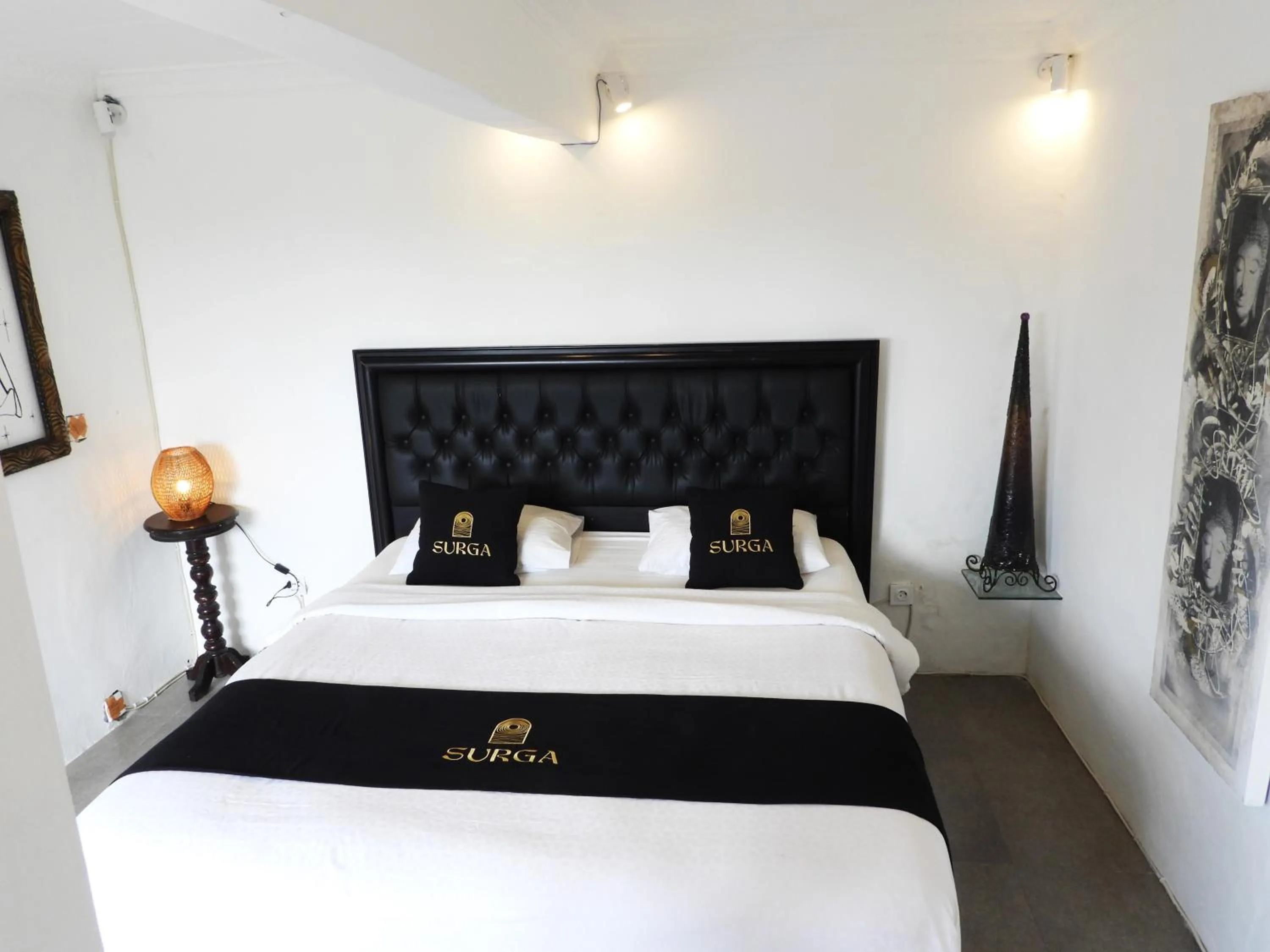 Bed in Surga Homestay