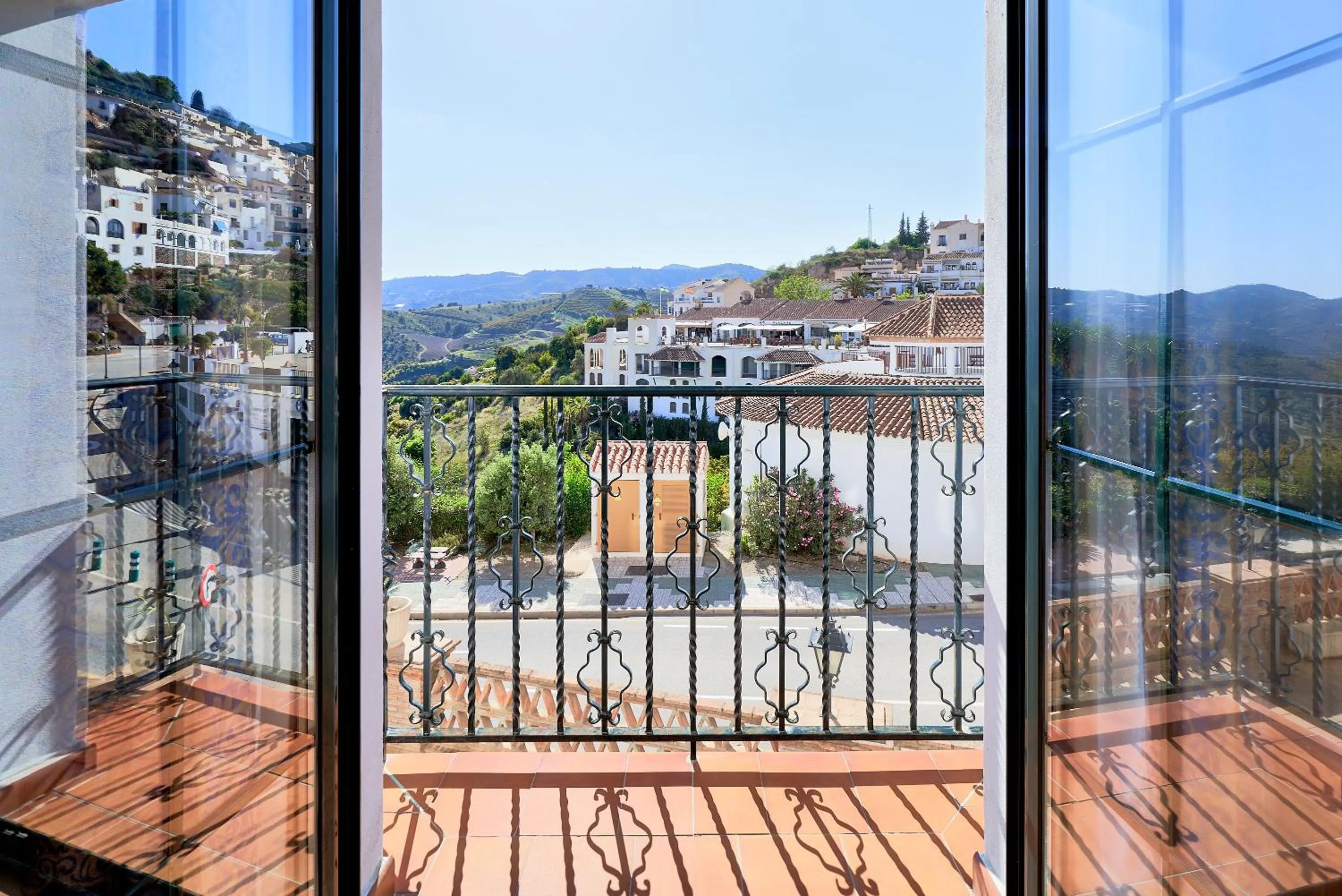 Balcony/Terrace in Hotel Villa Frigiliana
