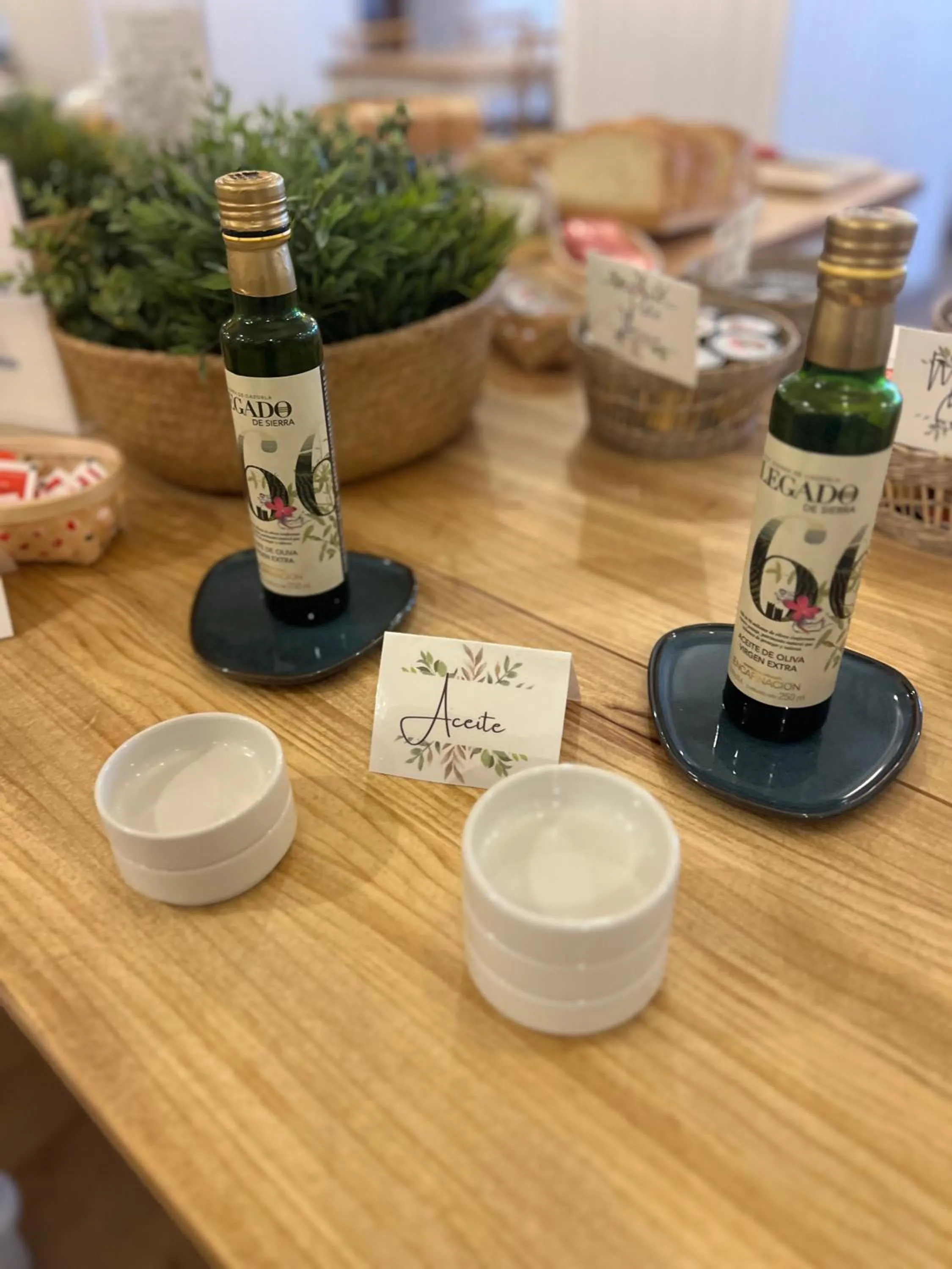 Continental breakfast in Hotel Villa Frigiliana