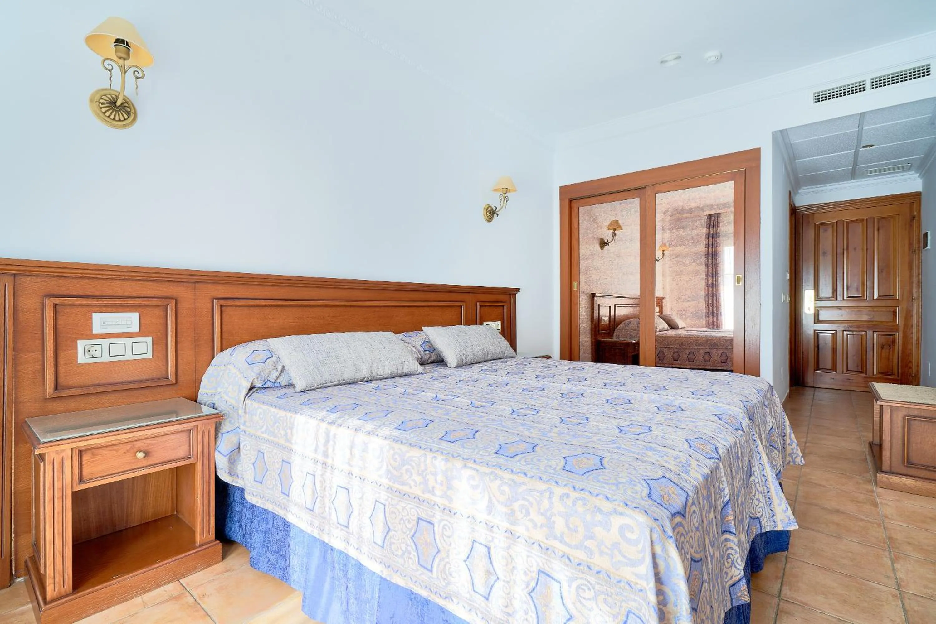 Bed in Hotel Villa Frigiliana