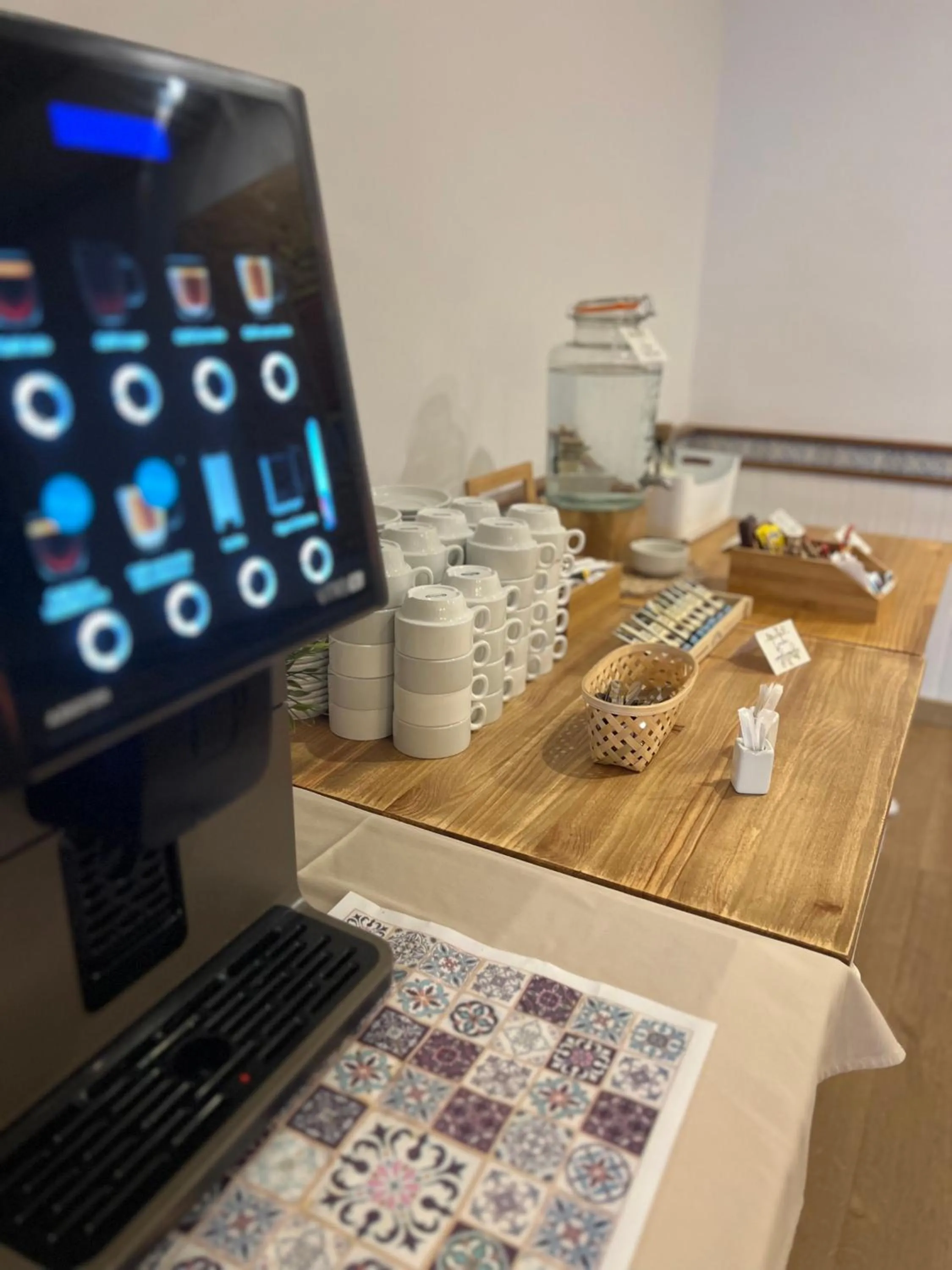 Continental breakfast in Hotel Villa Frigiliana