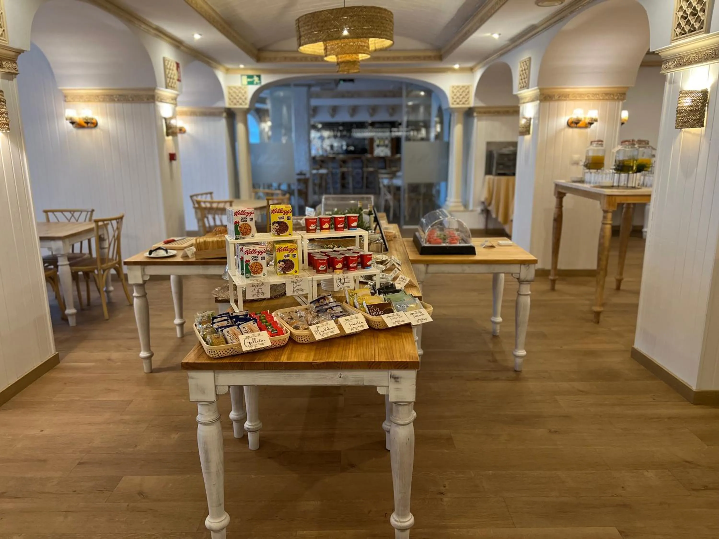 Continental breakfast in Hotel Villa Frigiliana