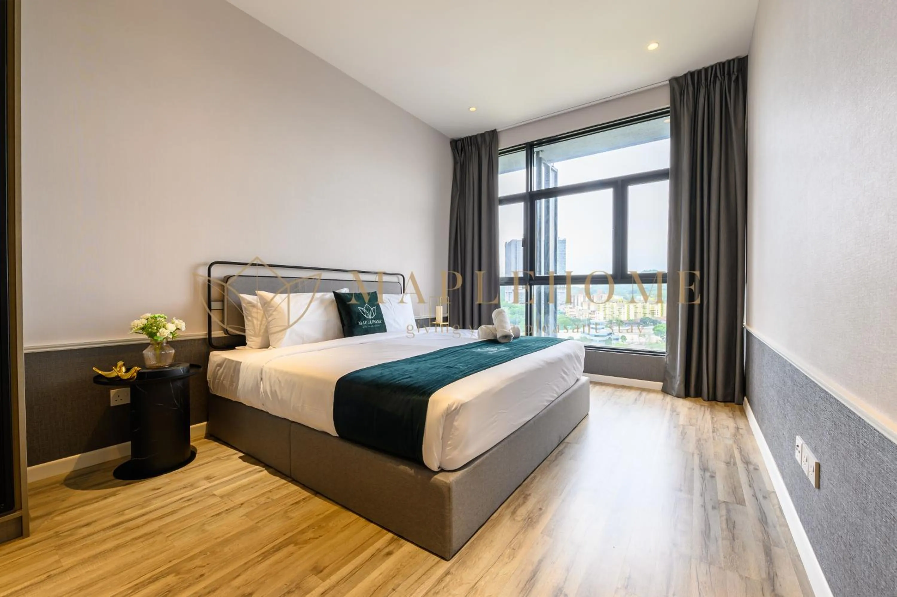 Bed in Millerz Square Premier Suites Kuala Lumpur