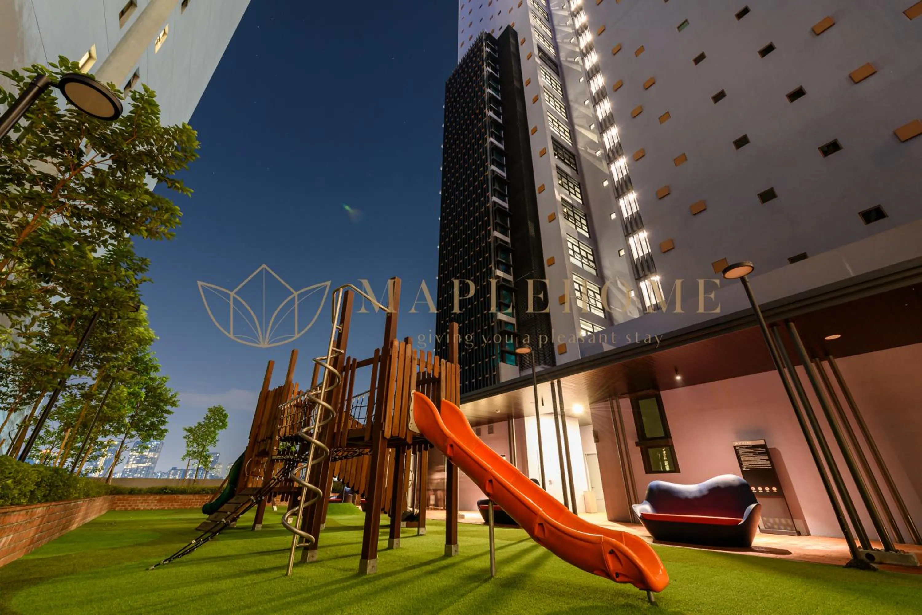 Children play ground in Millerz Square Premier Suites Kuala Lumpur