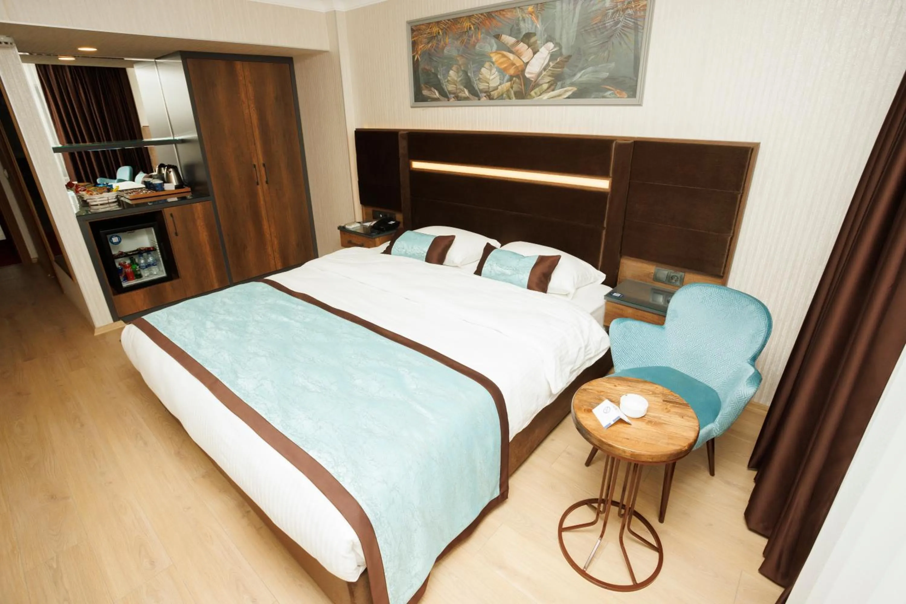 Bed in Anemon Kent Uşak Hotel