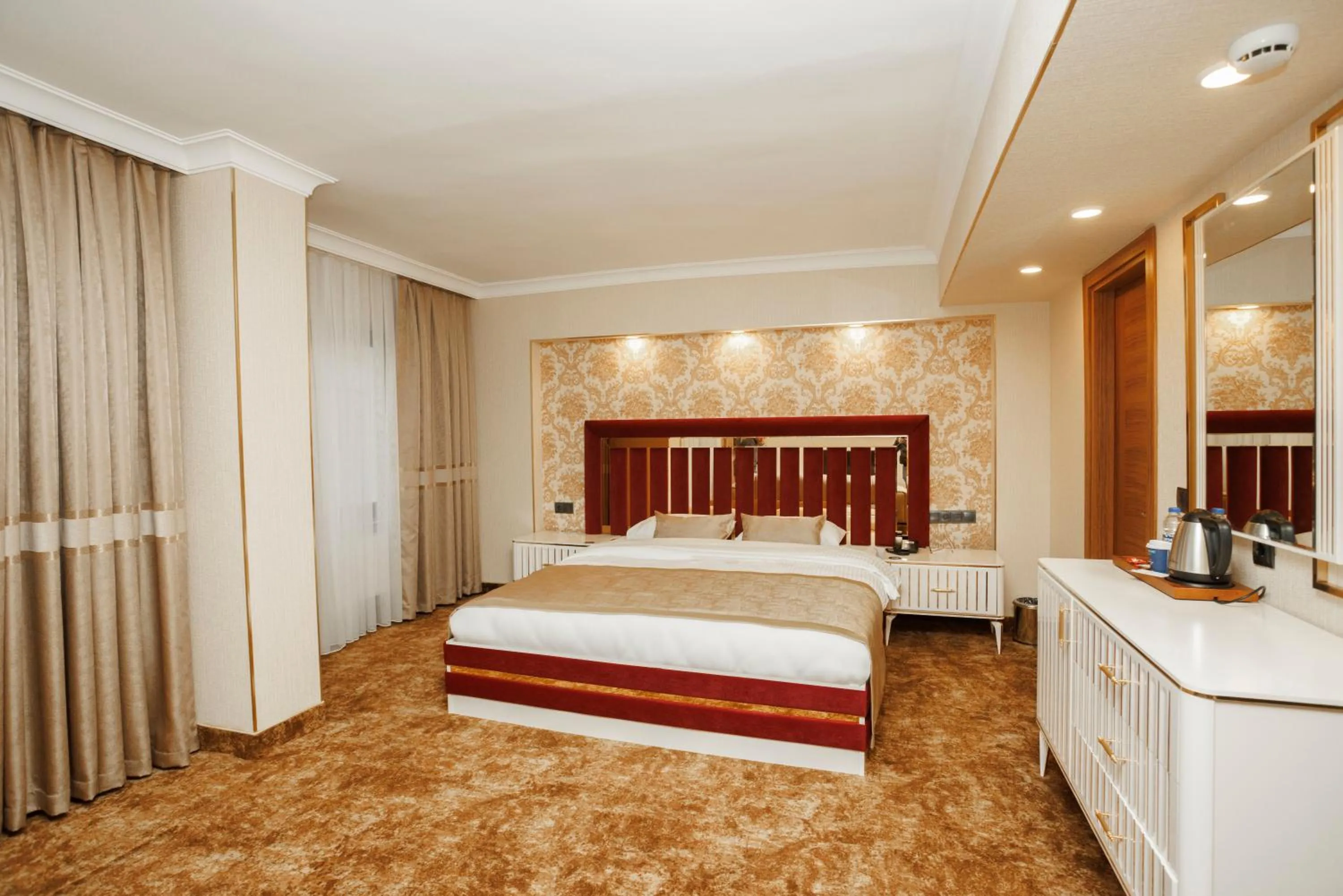 Bed in Anemon Kent Uşak Hotel