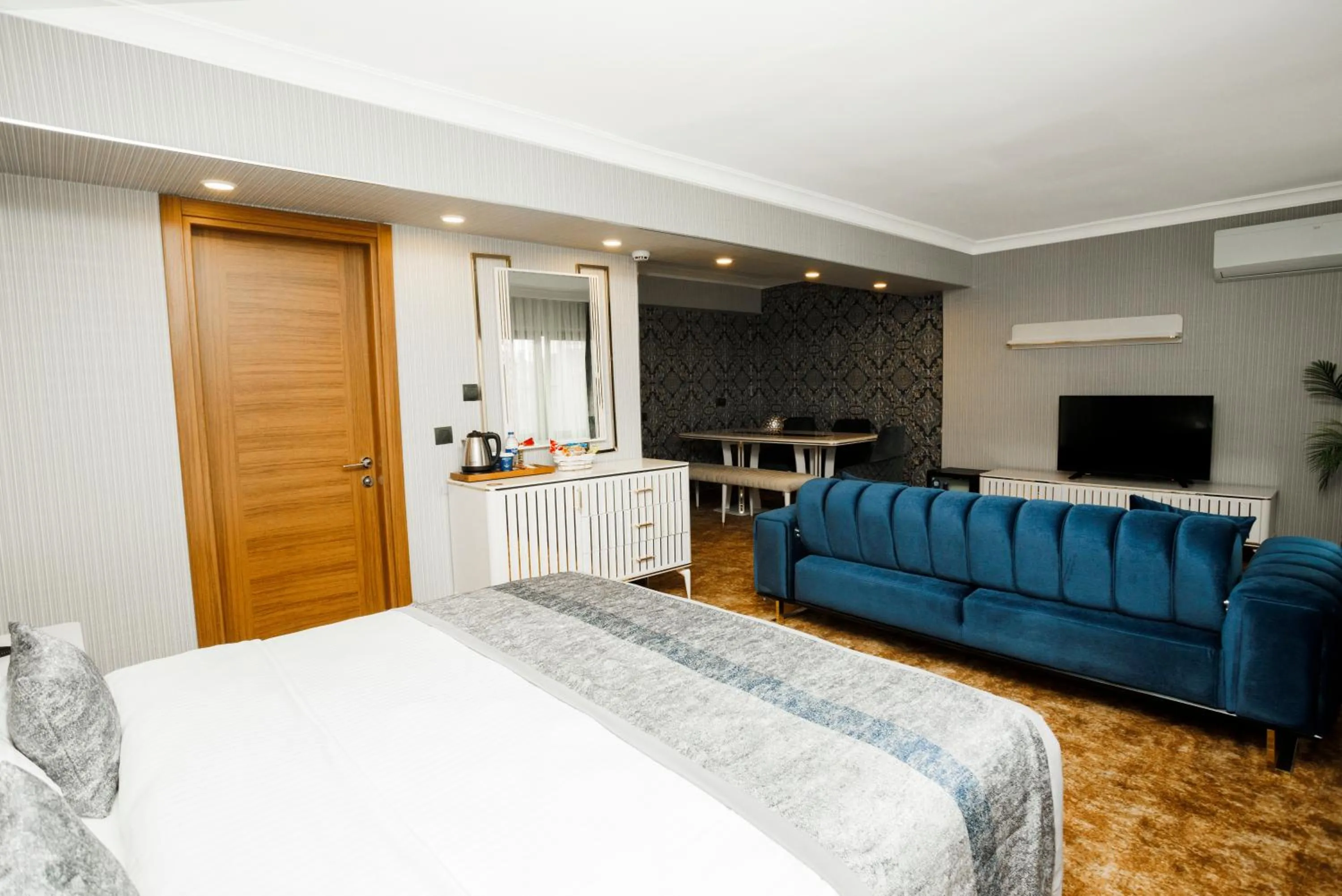 Bed in Anemon Kent Uşak Hotel