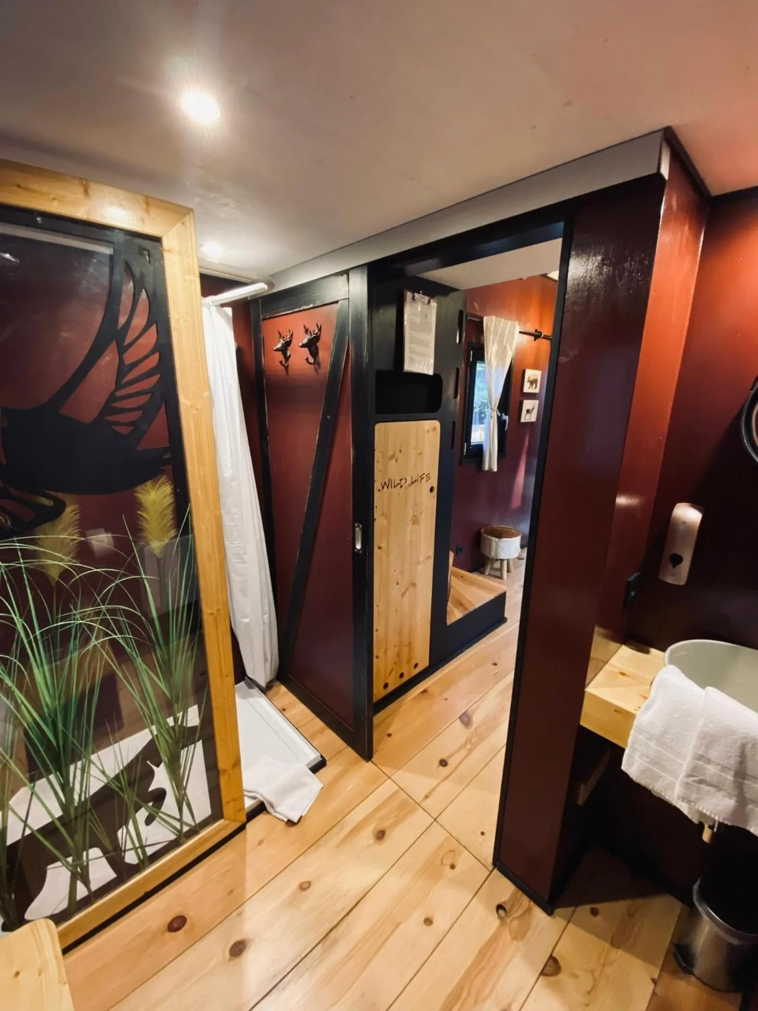 Bathroom in Tiny House Bigge im PIER9 Tiny House Hotel