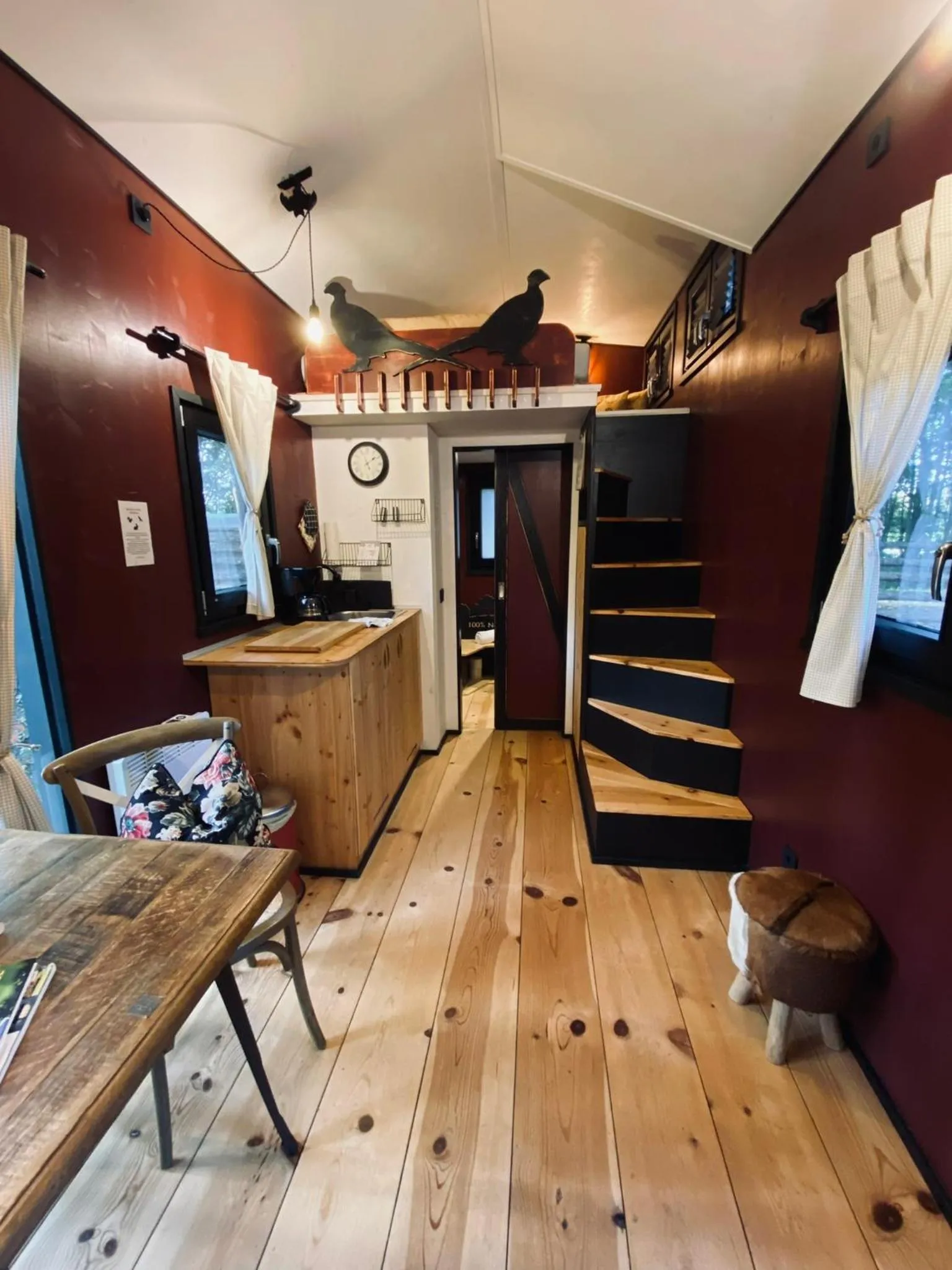 Kitchen or kitchenette in Tiny House Bigge im PIER9 Tiny House Hotel