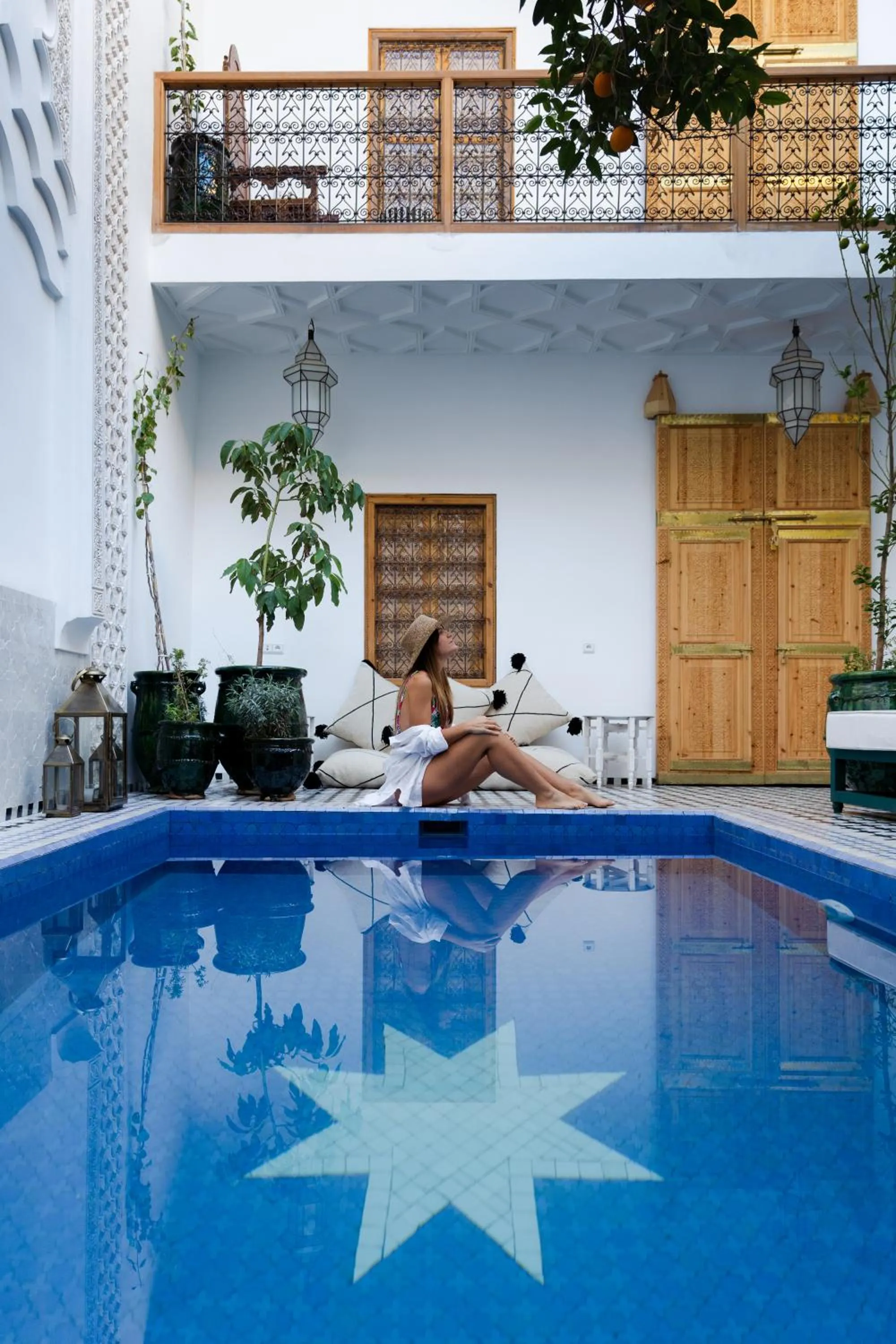 Swimming pool in Riad Botanica