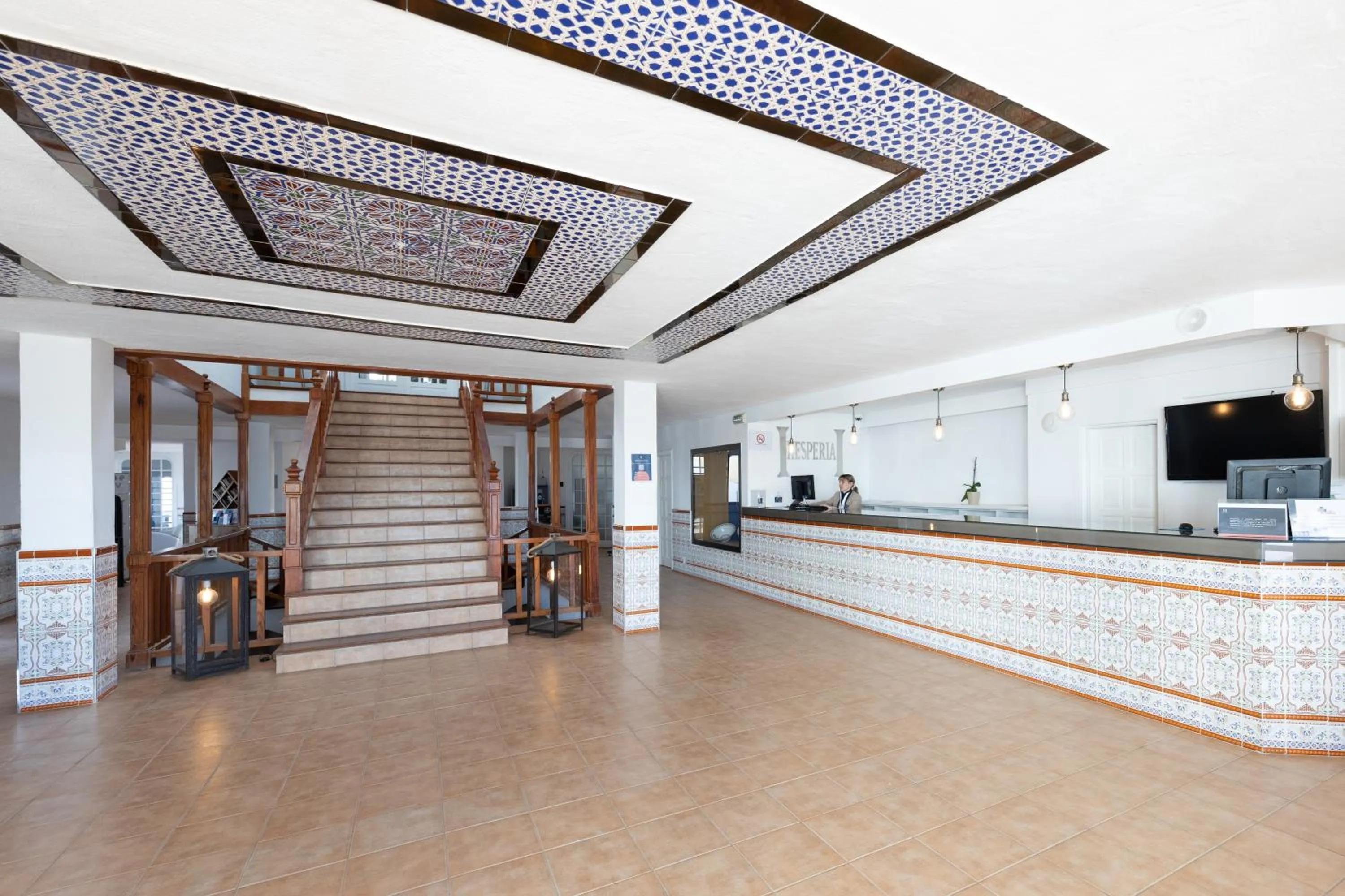 Lobby or reception in Apartamentos Hesperia Bristol Playa