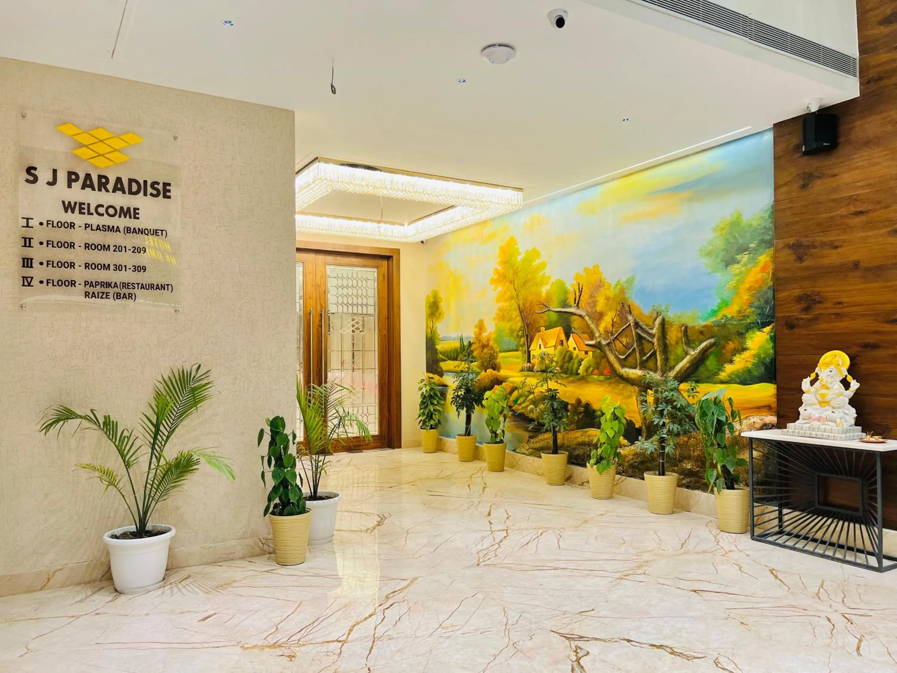 Lobby or reception in SJ PARADISE