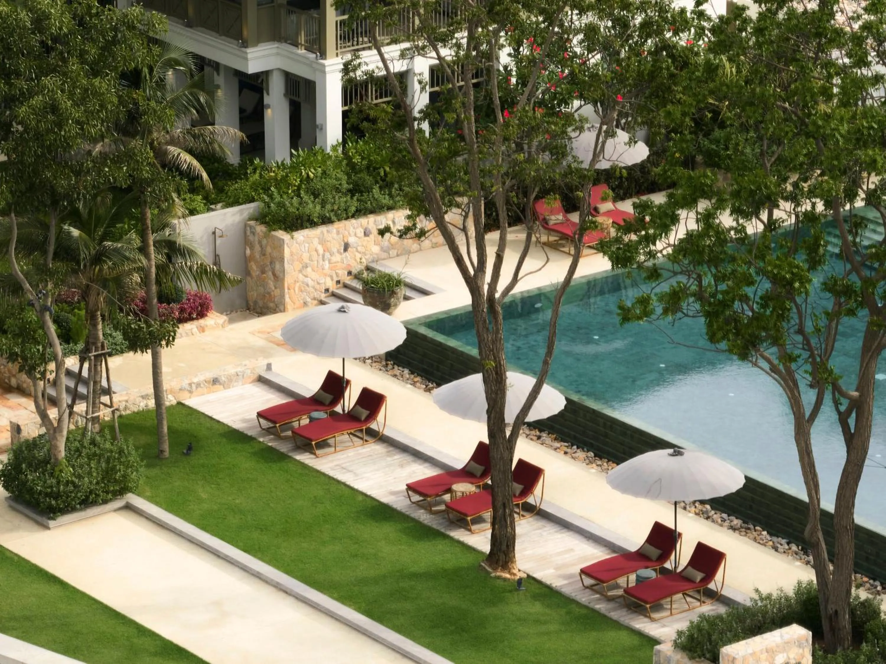 Swimming pool in Charras Bhawan Hotel and Residences
