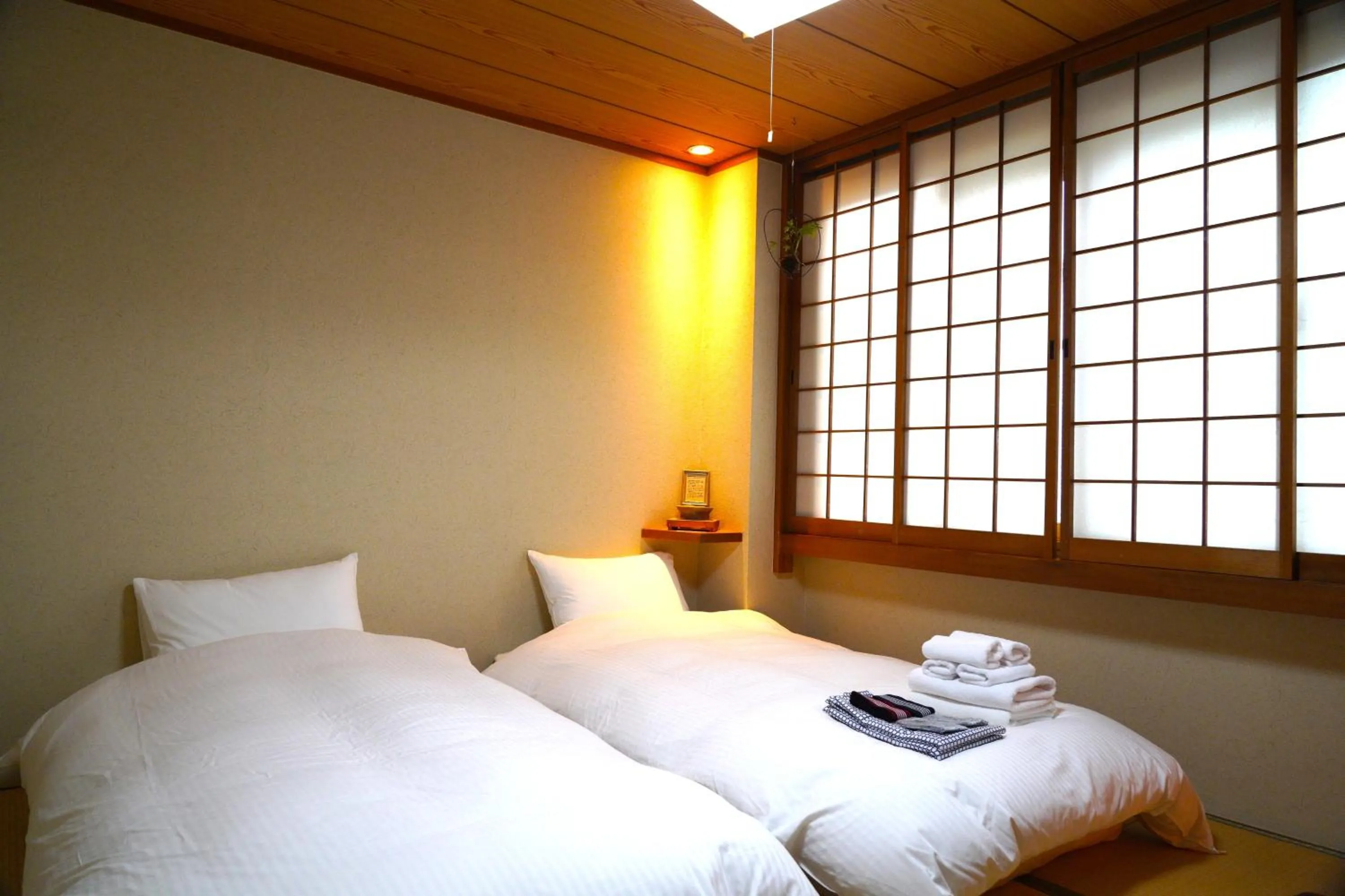 Bedroom, Bed in Nara Ryokan