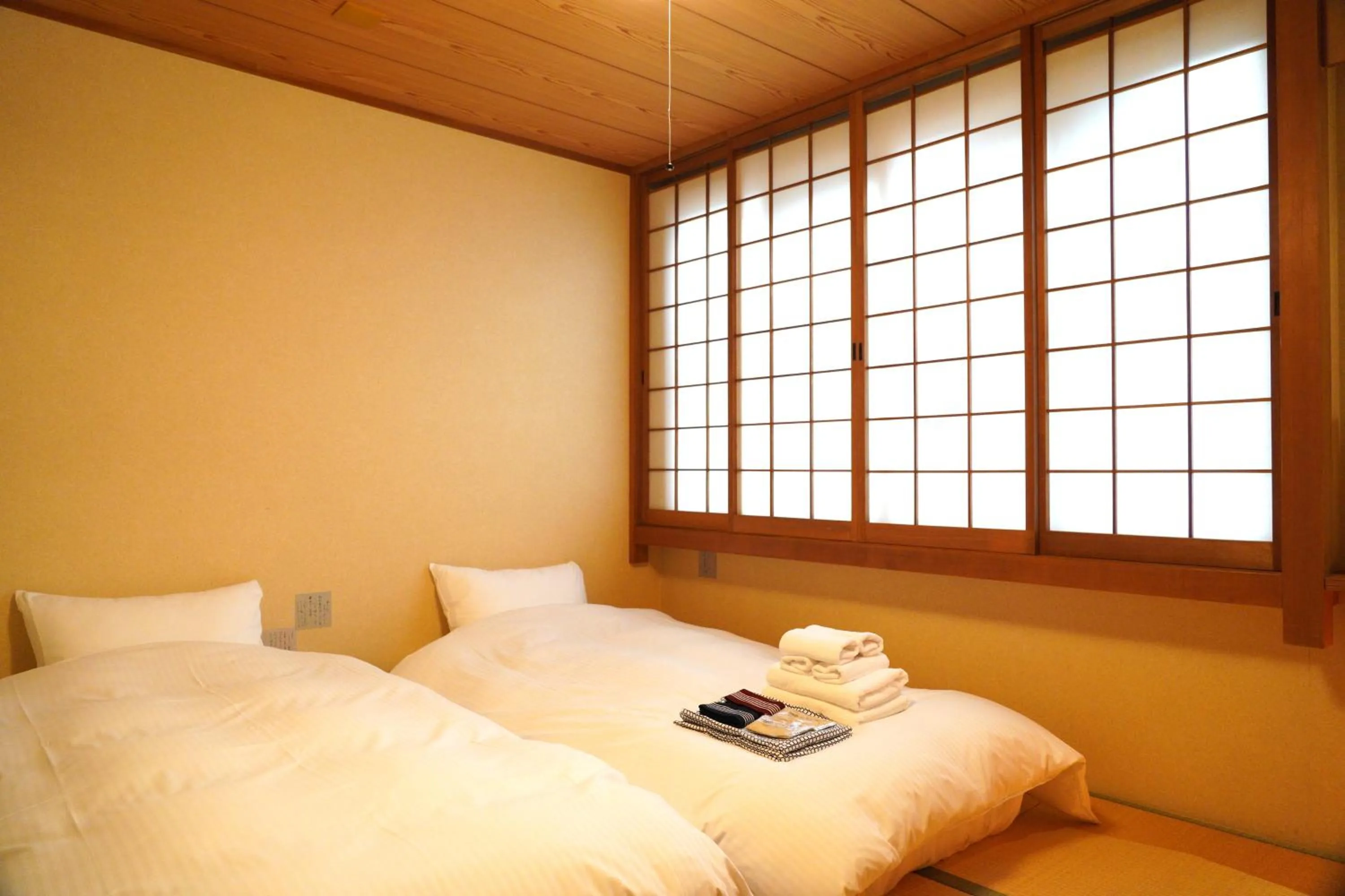 Bedroom, Bed in Nara Ryokan
