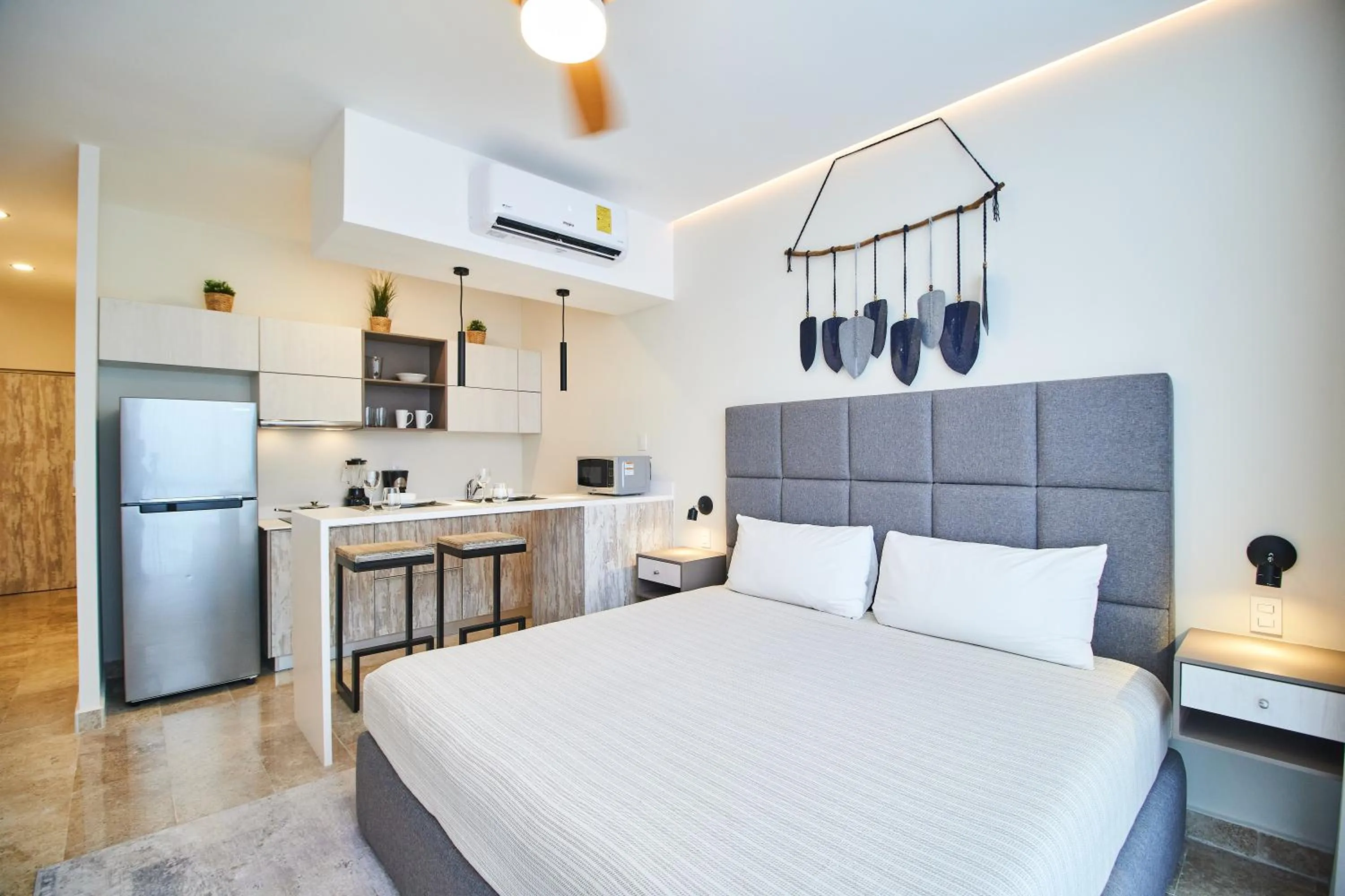 Bed in PH Othello - Private pool&Roof & Beach Club Access