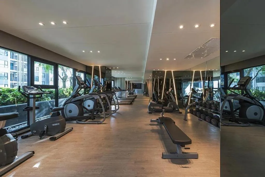 Fitness centre/facilities in The Base Central Pattaya