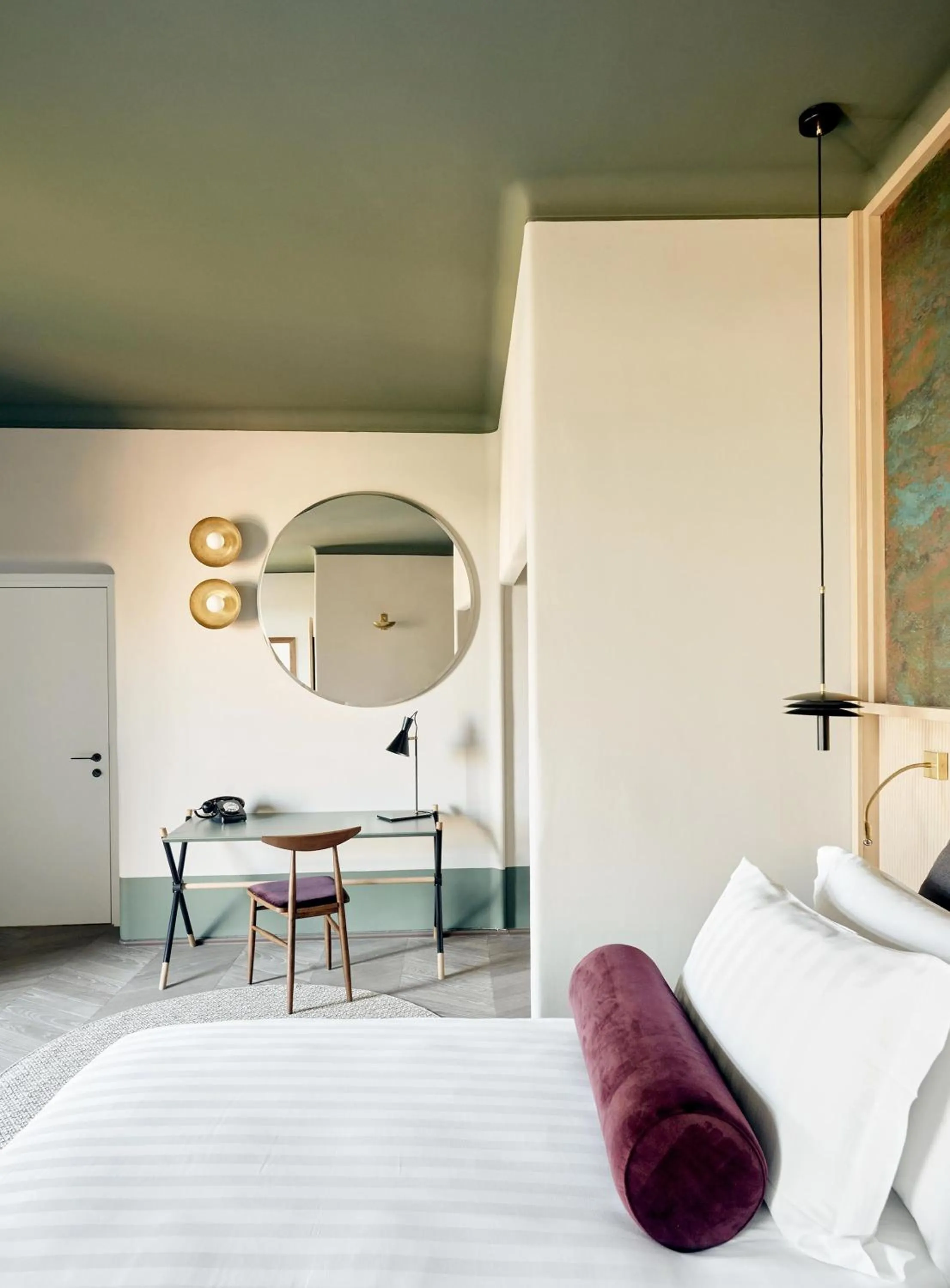 Seating area, Bed in Palazzo Velabro, a Member of Design Hotels