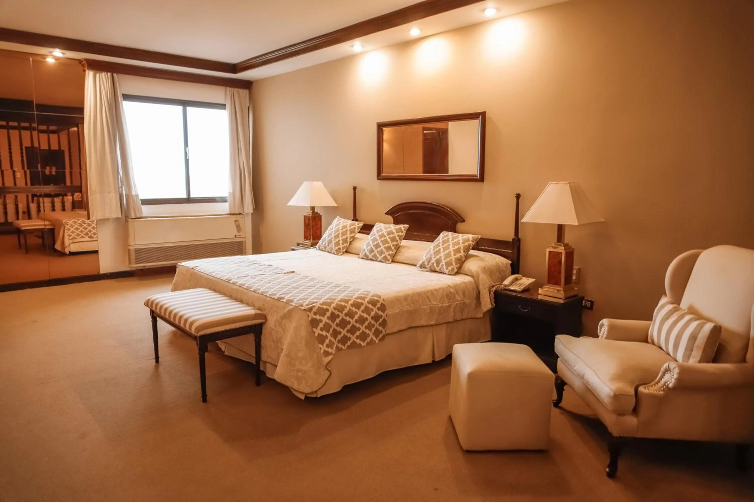 Bed in Nobile Suites Excelsior Asuncion