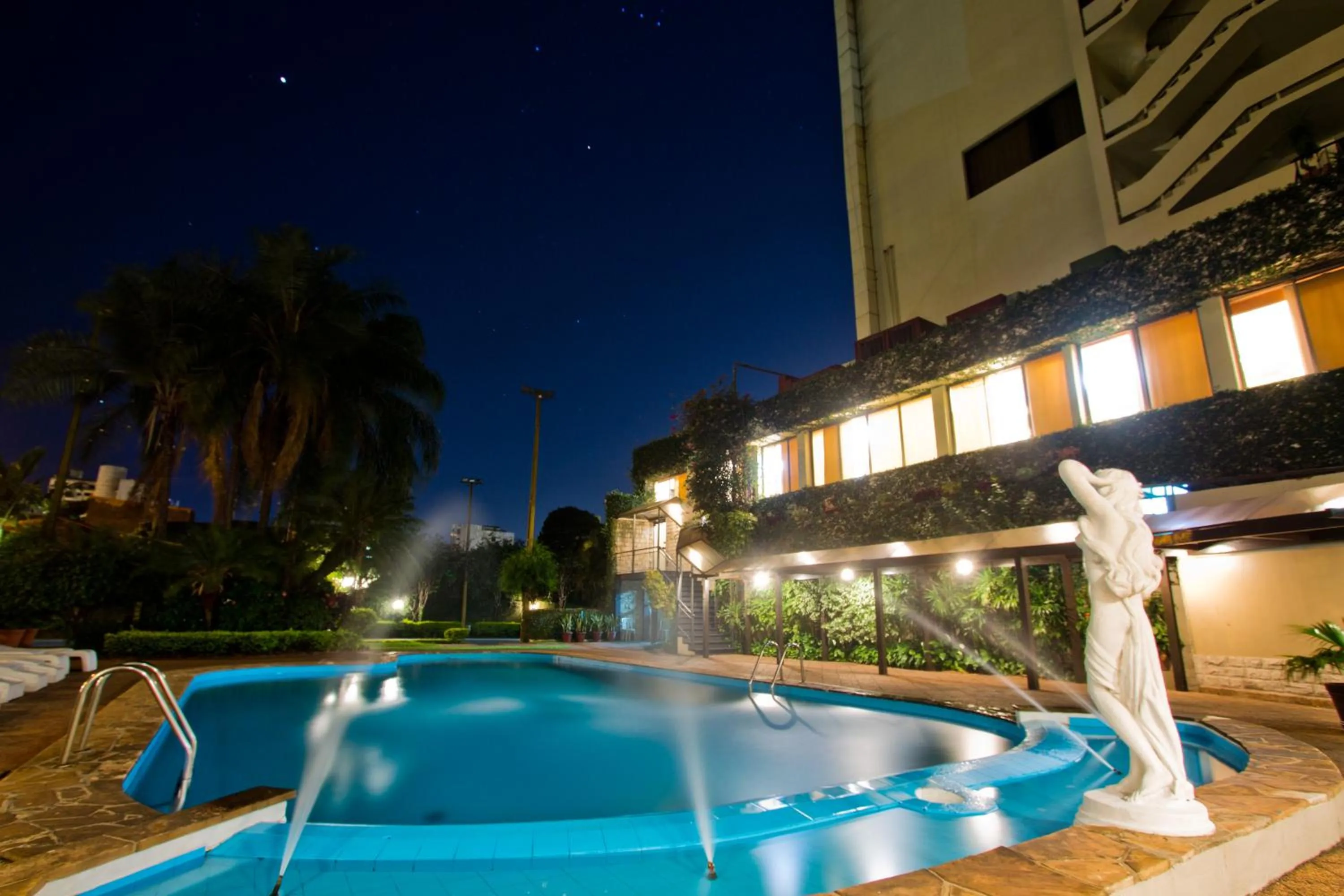 Swimming pool in Nobile Suites Excelsior Asuncion