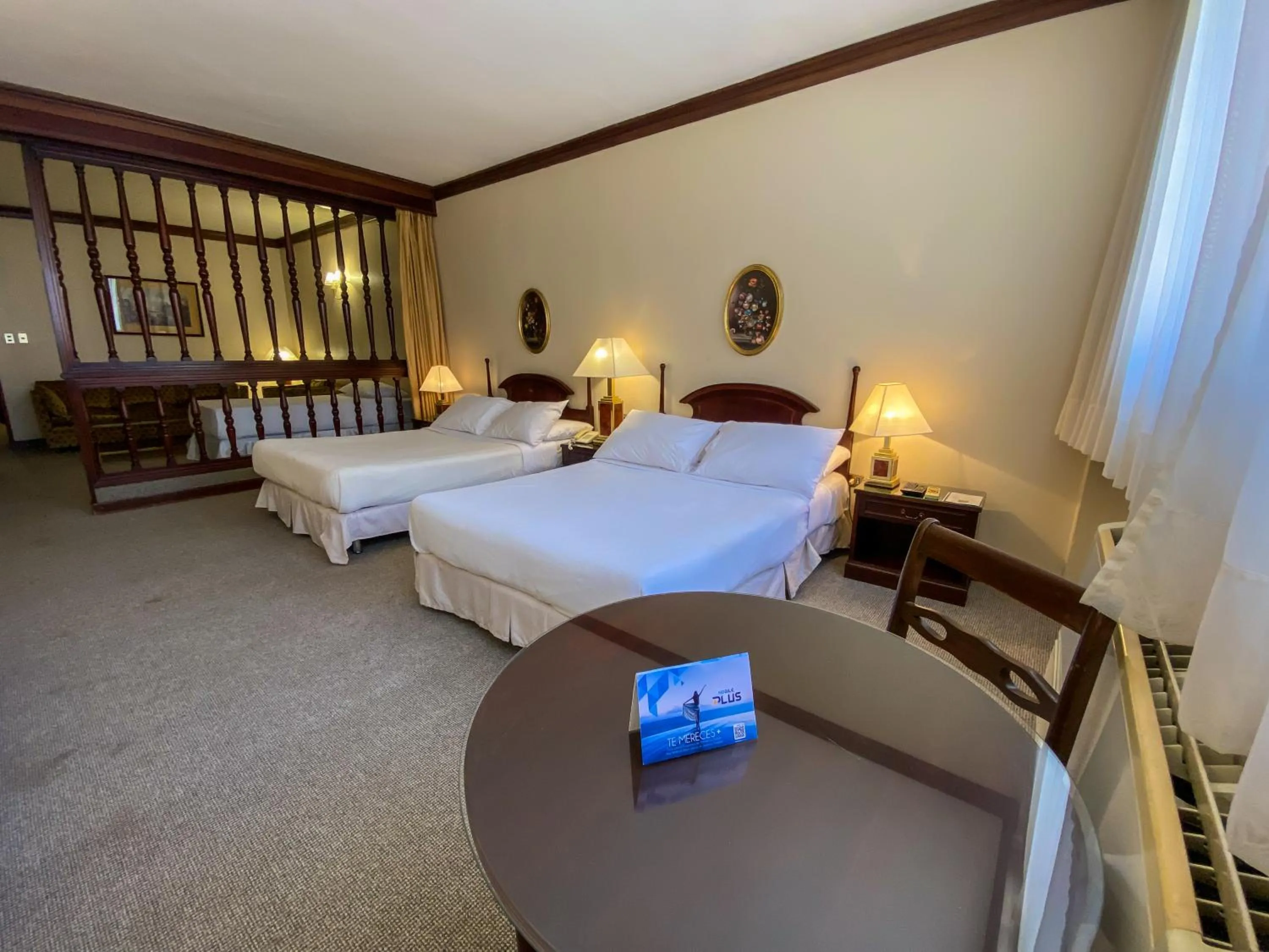 Decorative detail, Bed in Nobile Suites Excelsior Asuncion