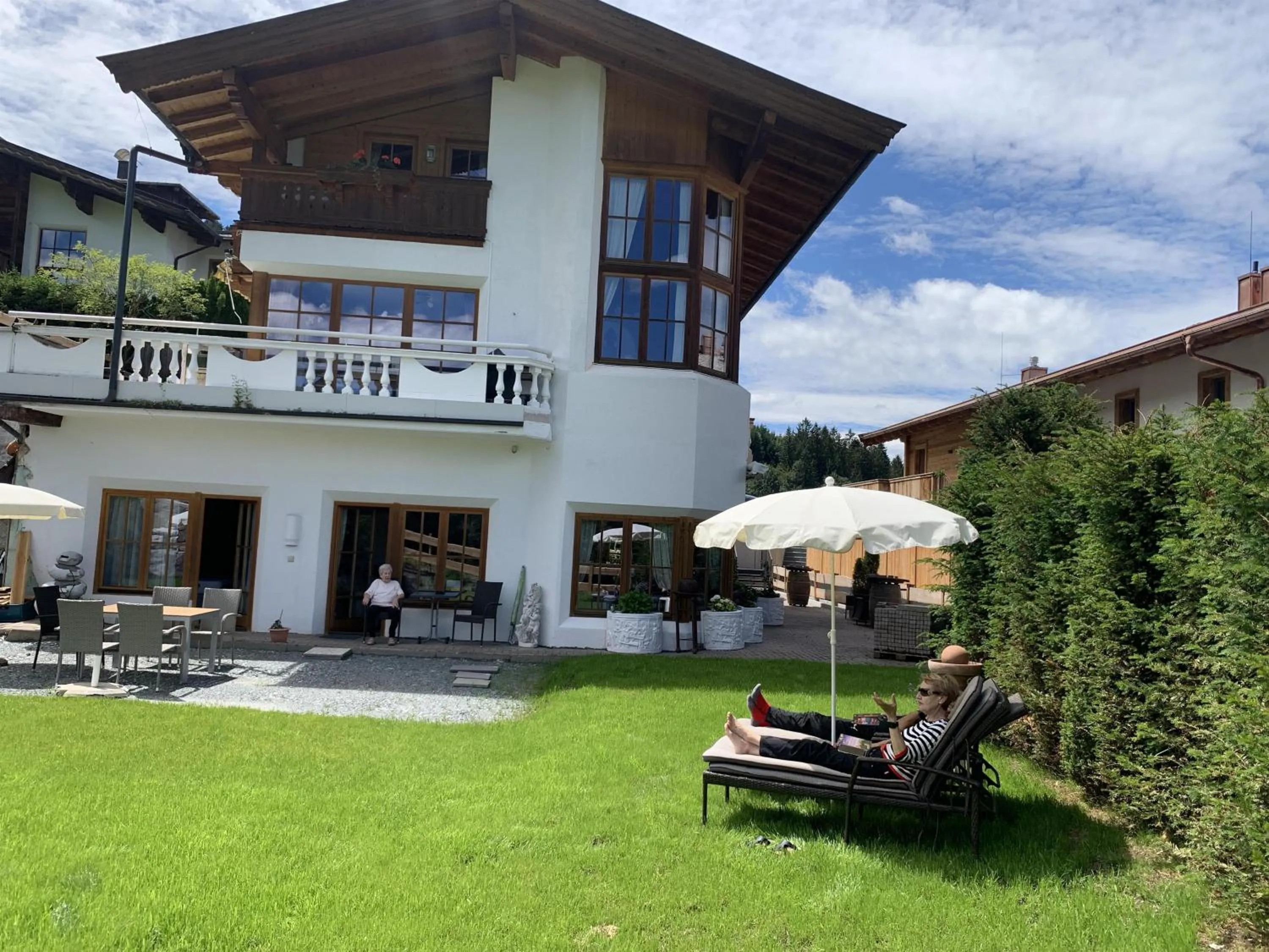 Garden in Ferienhaus Willms am Gaisberg