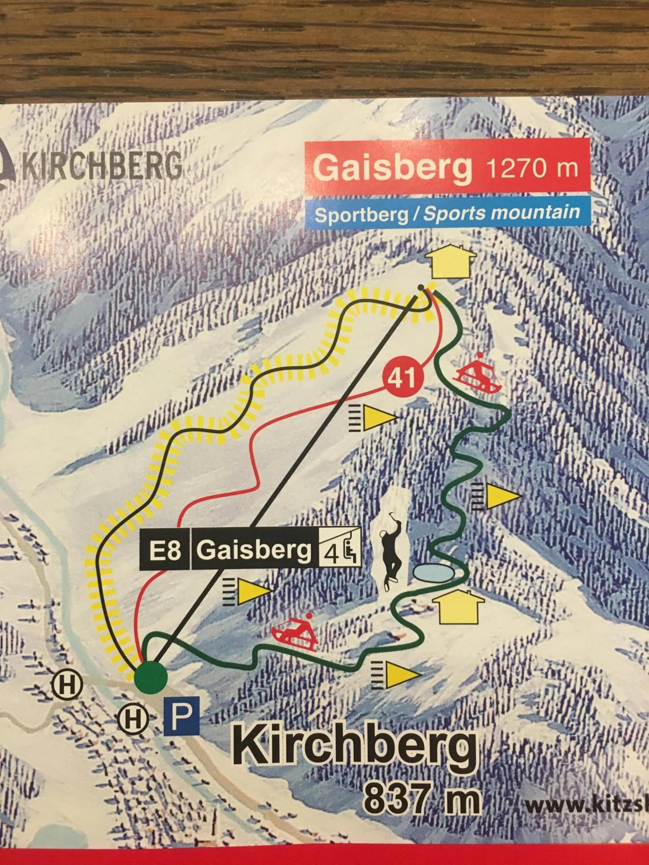 Location in Ferienhaus Willms am Gaisberg