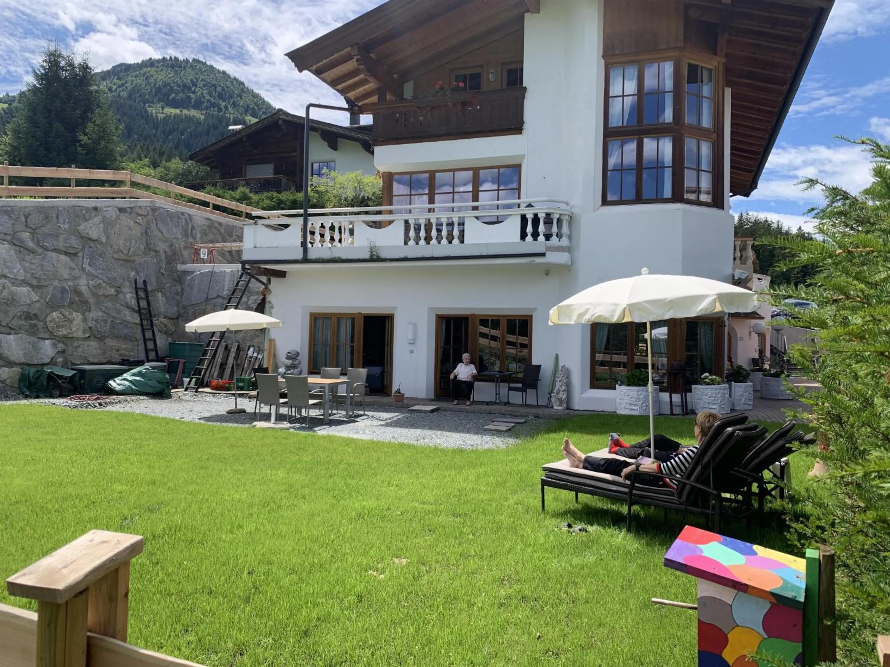Garden in Ferienhaus Willms am Gaisberg